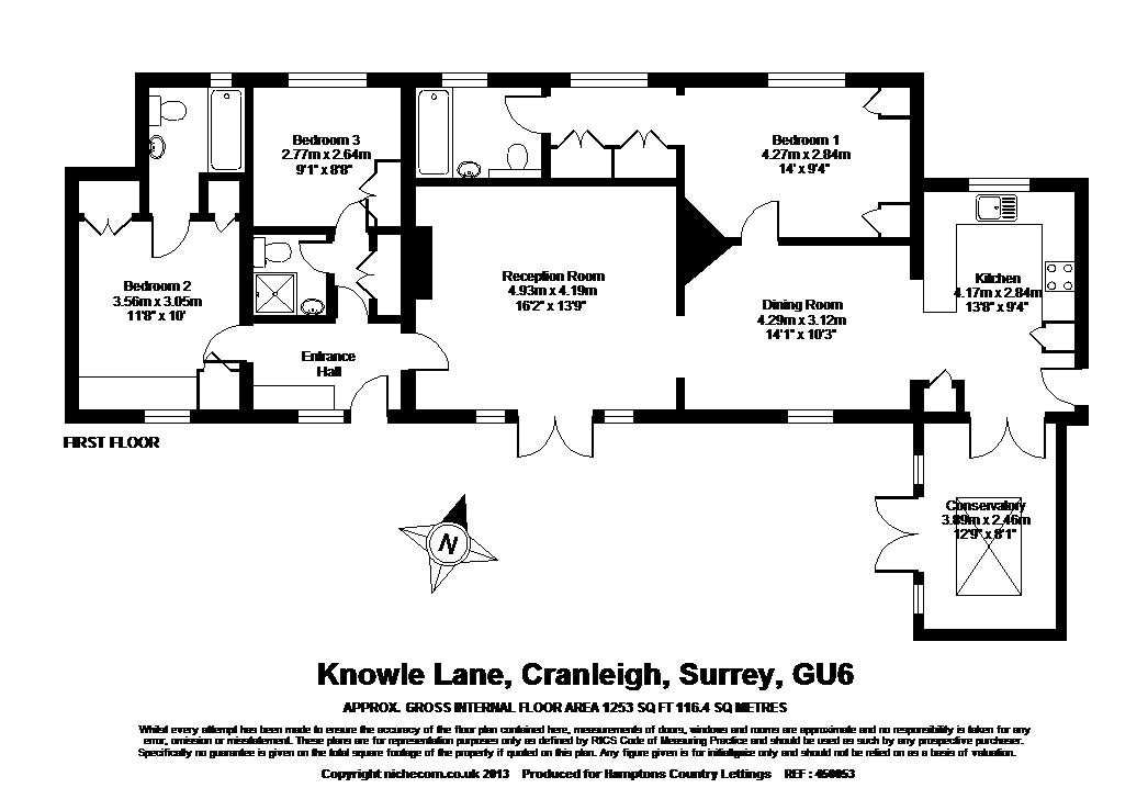 3 Bedrooms Bungalow to rent in Knowle Lane, Cranleigh GU6