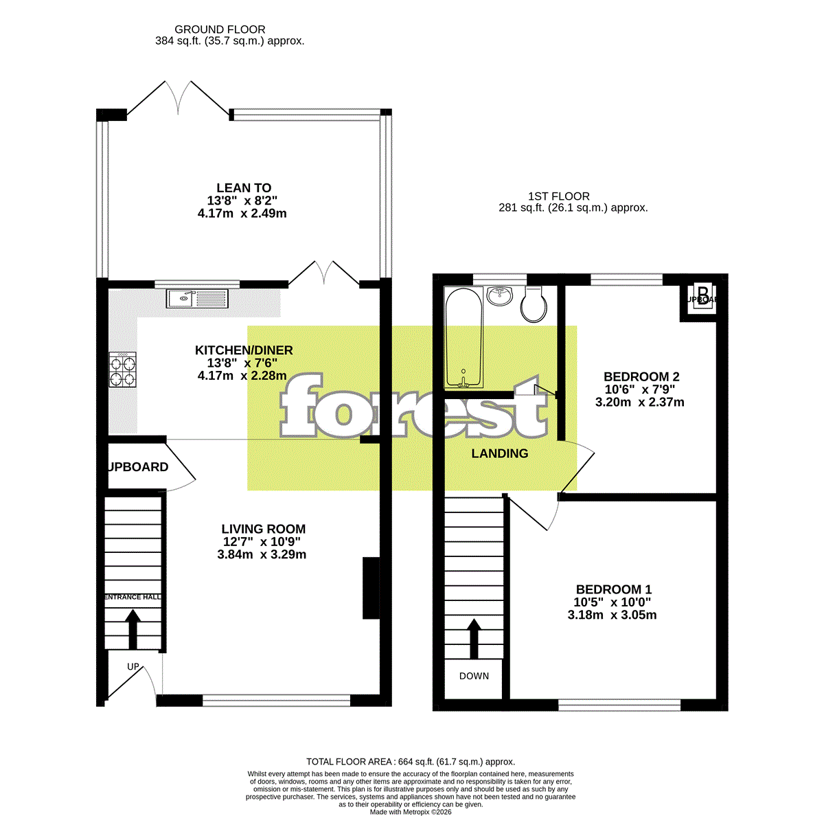 72, The Drive, Feltham floorplan