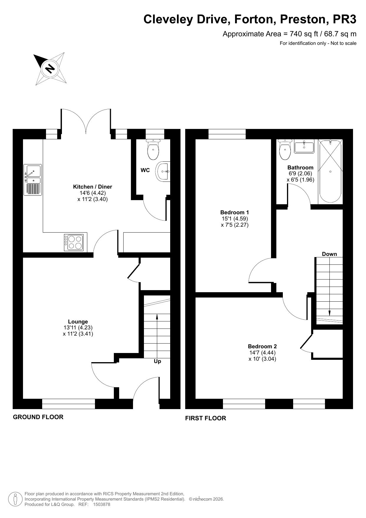 Cleveley Drive, Preston floorplan