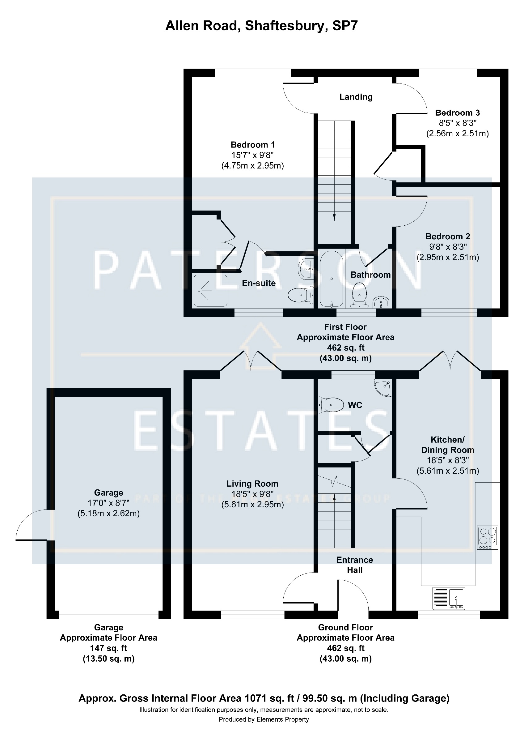 5 Allen Road, Shaftesbury floorplan