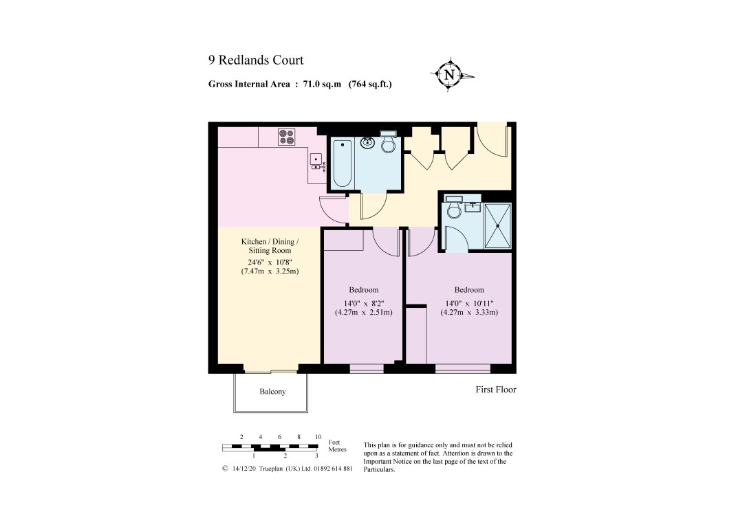 Redlands Court, Eden Road, Sevenoaks floorplan