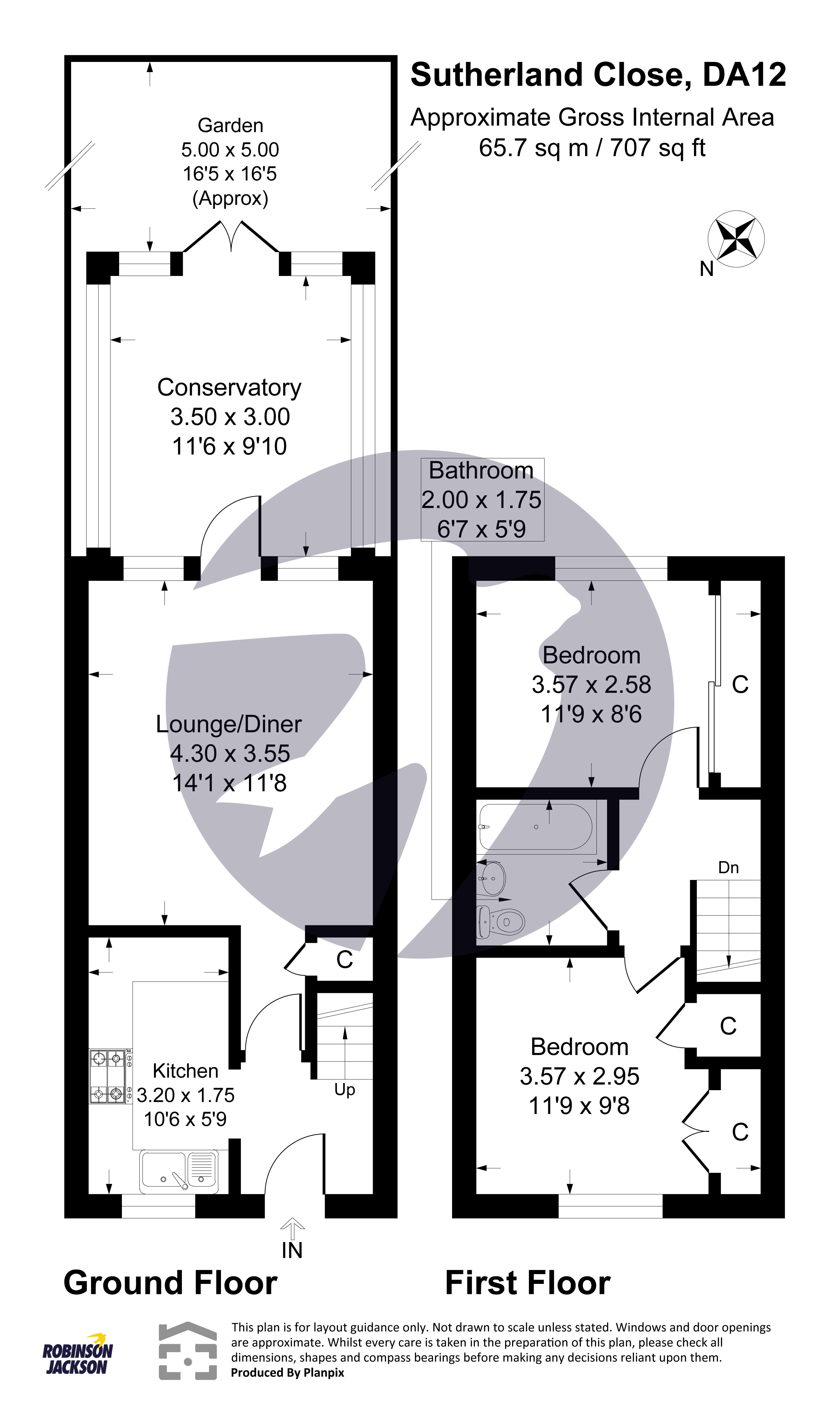 7, Sutherland Close, Kent floorplan