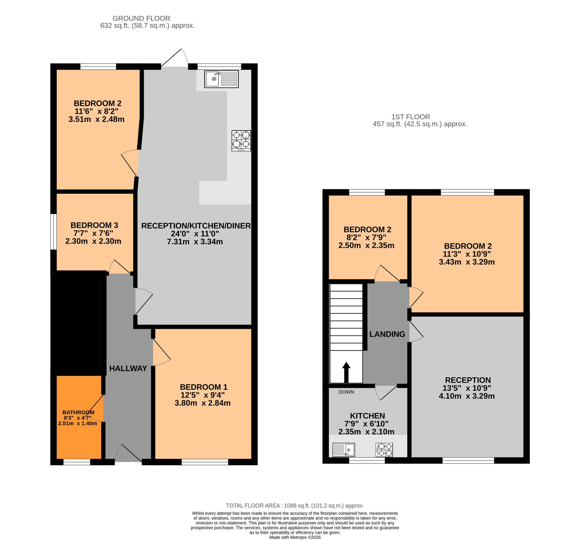 17, Hyde Way, Hayes floorplan