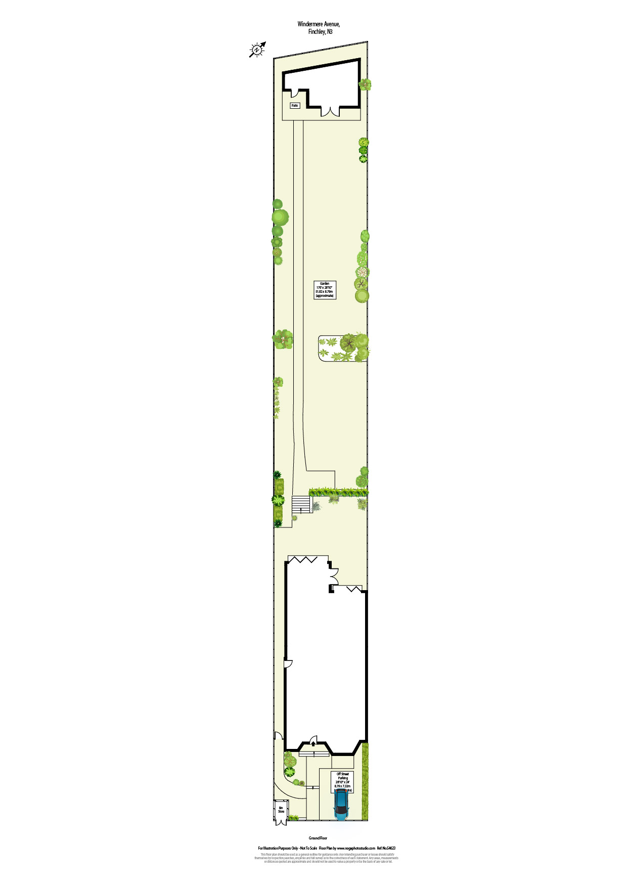 63, Windermere Avenue, London floorplan