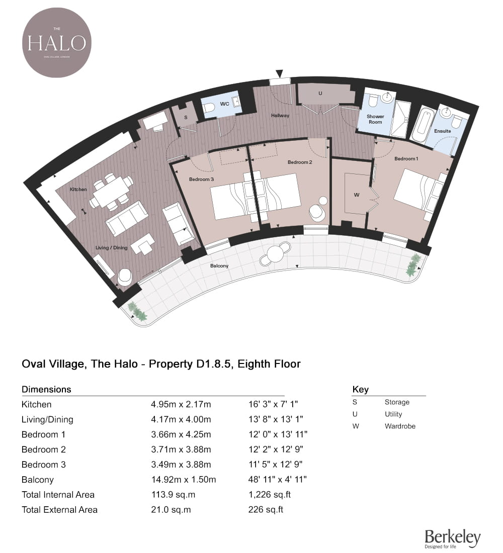 D1.8.5, Oval, Se11 5Qy, Oval floorplan