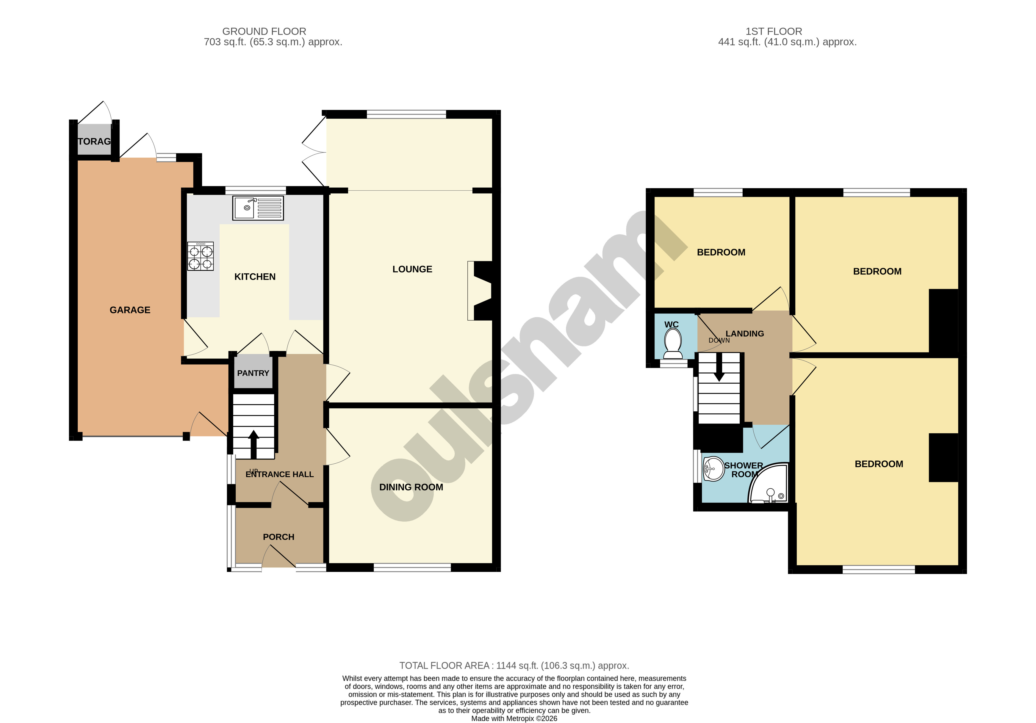6, Blackthorn Road, Birmingham floorplan