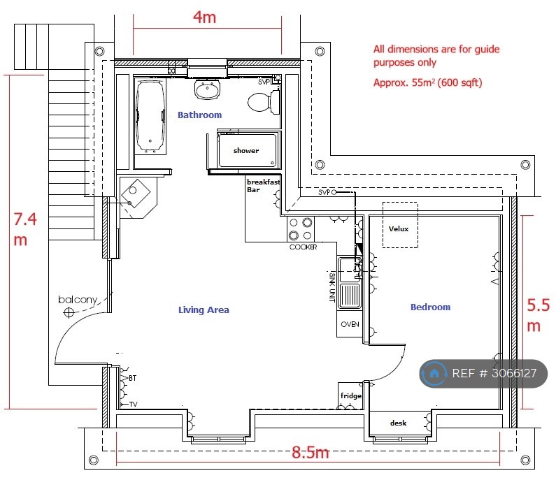 Taigh Fearna Boathouse, Gairlochy, Spean Bridge floorplan