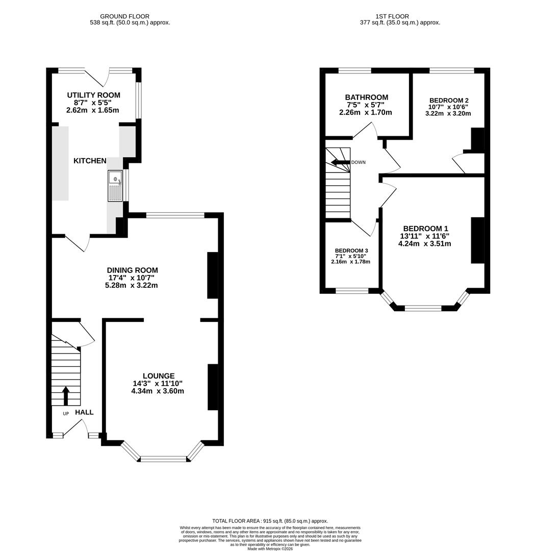 Patterdale Road, Hull floorplan