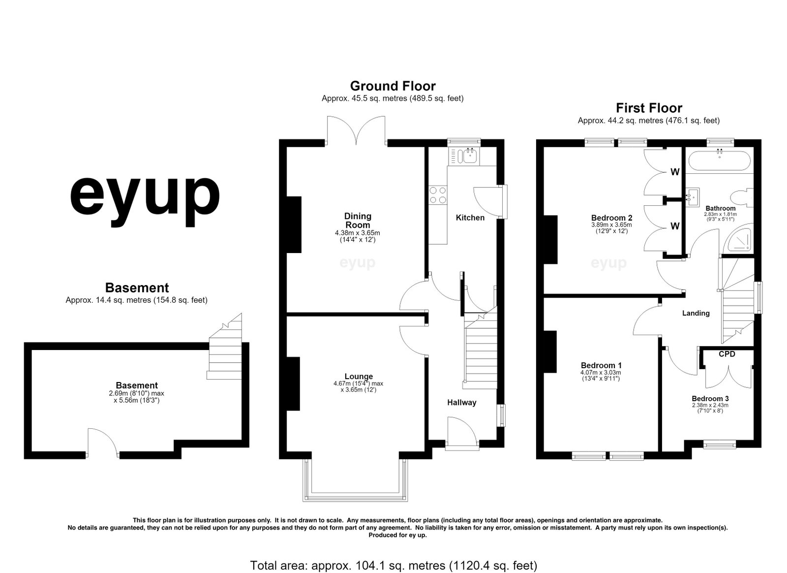 471, Bradford Road, Brighouse floorplan