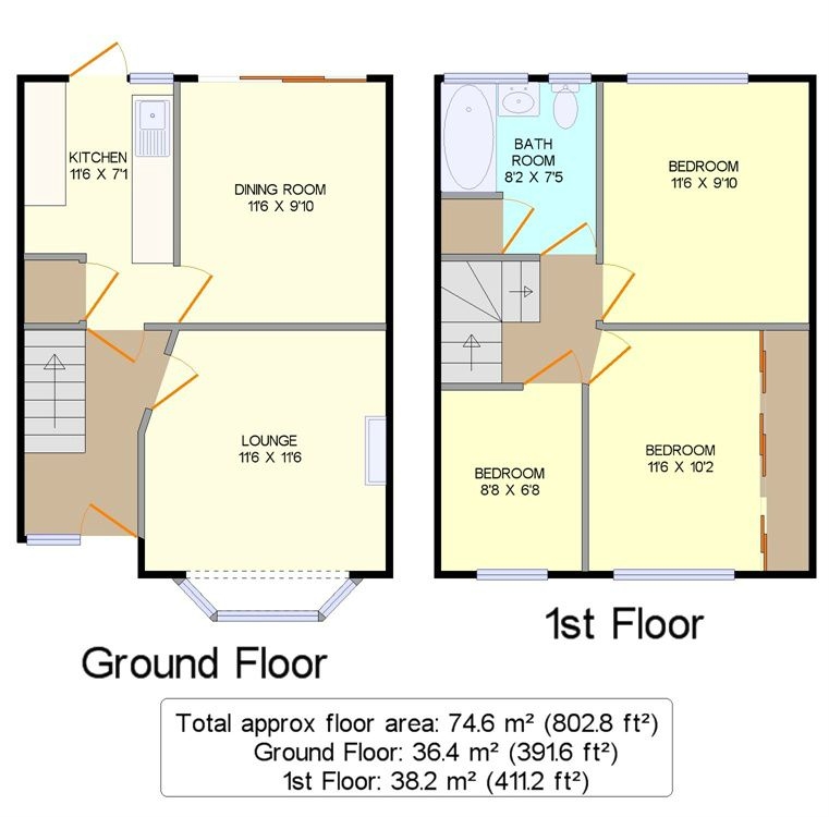 3 Bedrooms Semi-detached house for sale in Windmill Lane, Bushey Heath, Bushey, Hertfordshire WD23