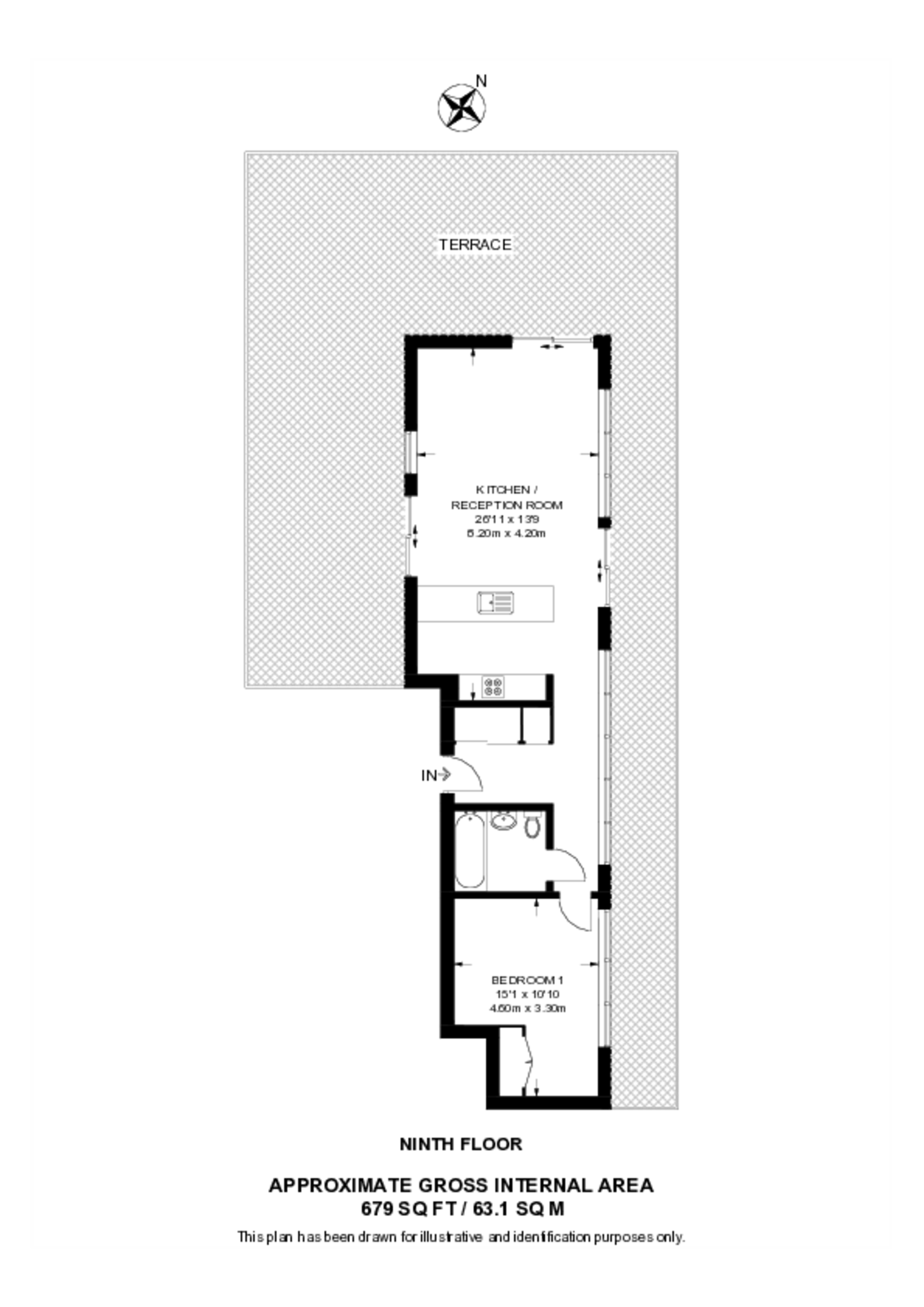 Deacon Road, Elephant and Castle floorplan
