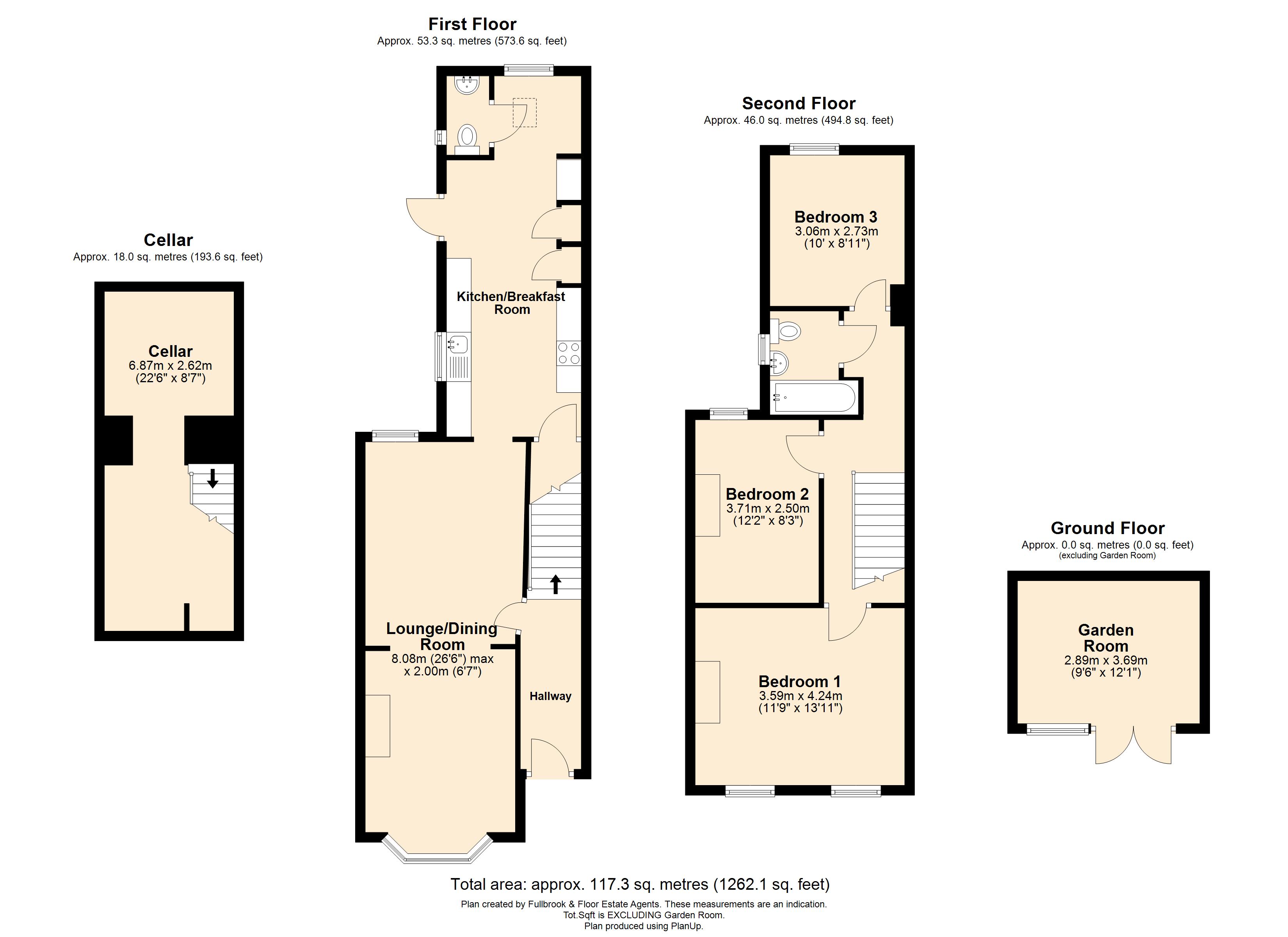 54, Grange Street, Hertfordshire floorplan