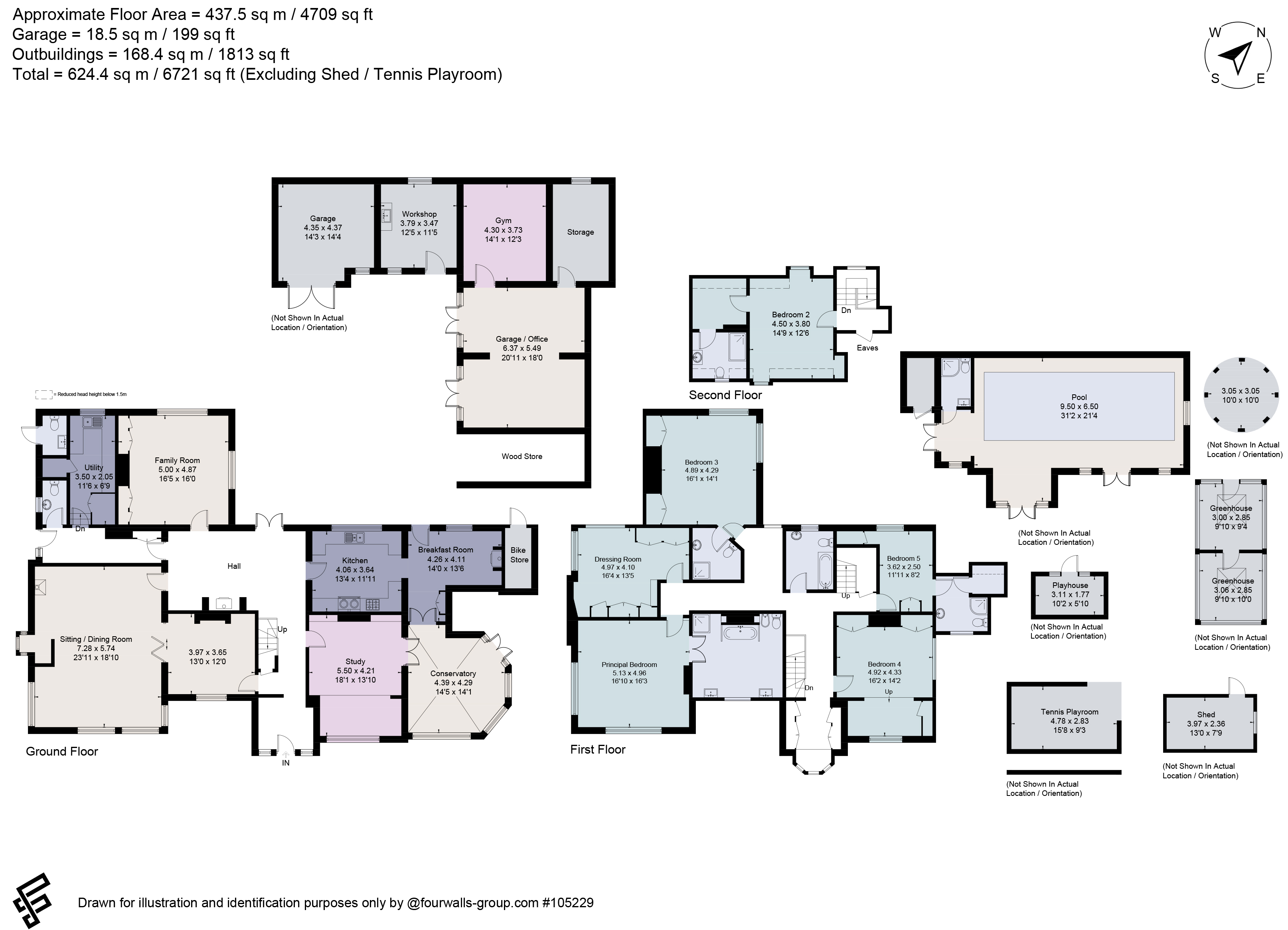 Orchardway House,, Rock Road, Pulborough floorplan