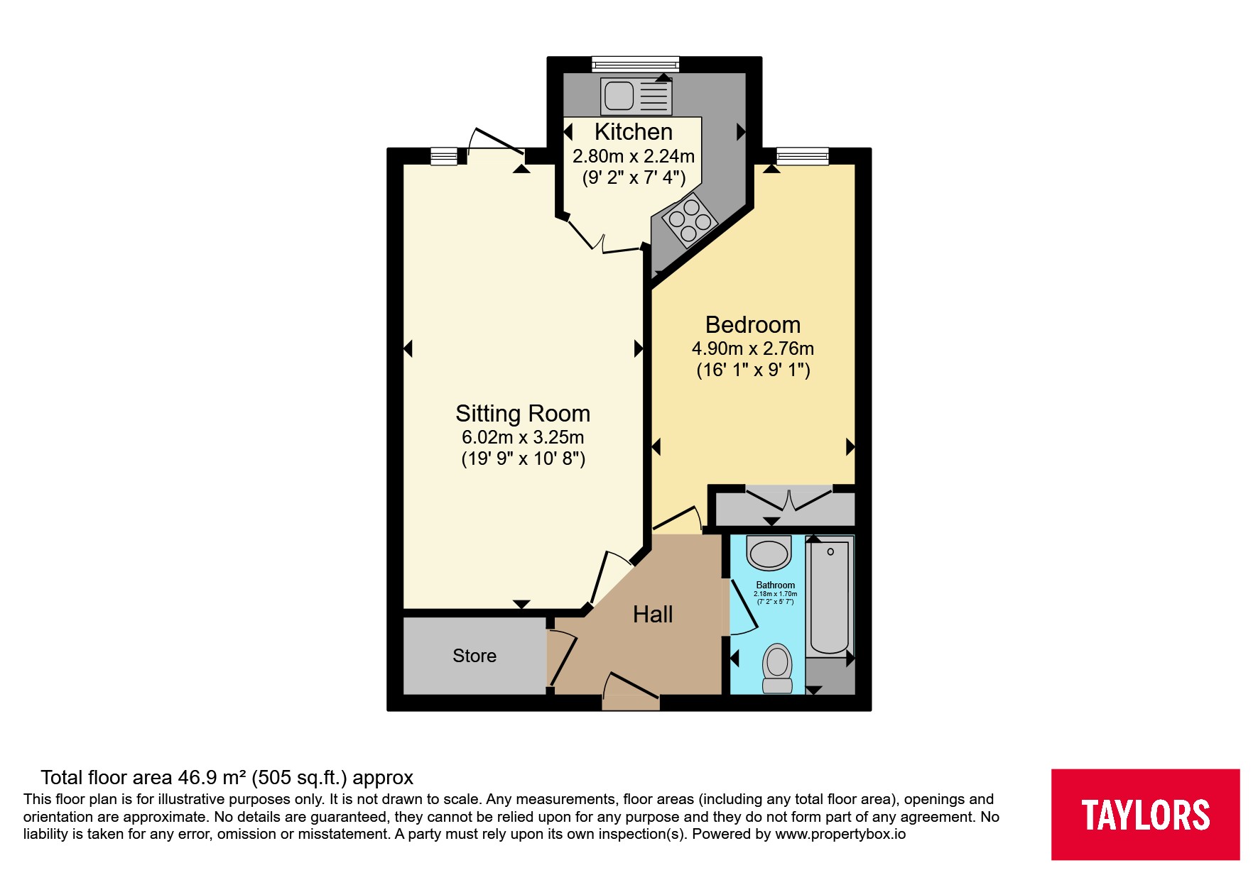 Flat 7,,, Eden Court, Milton Keynes floorplan