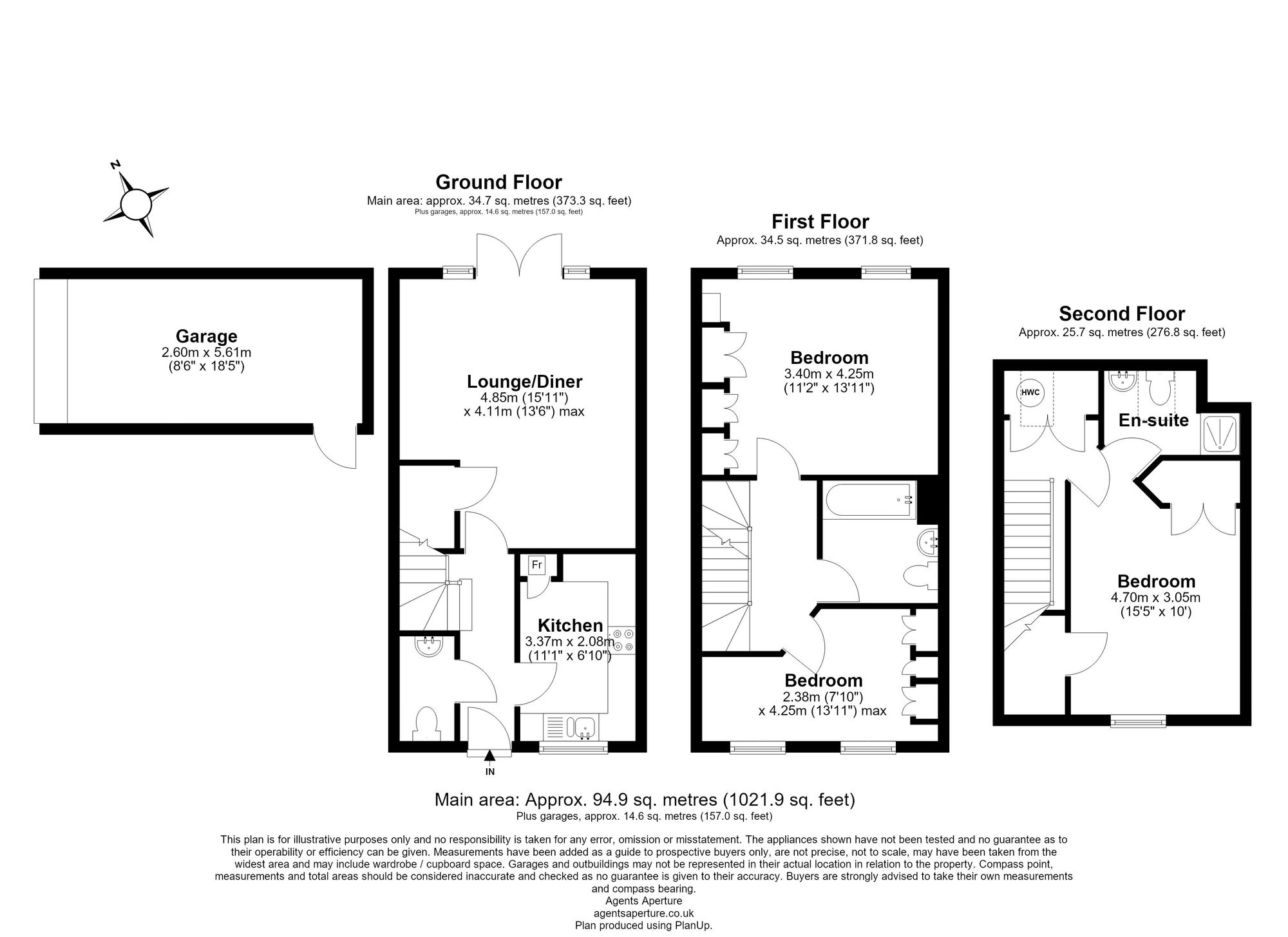 88 Brampton Field, Aylesford floorplan