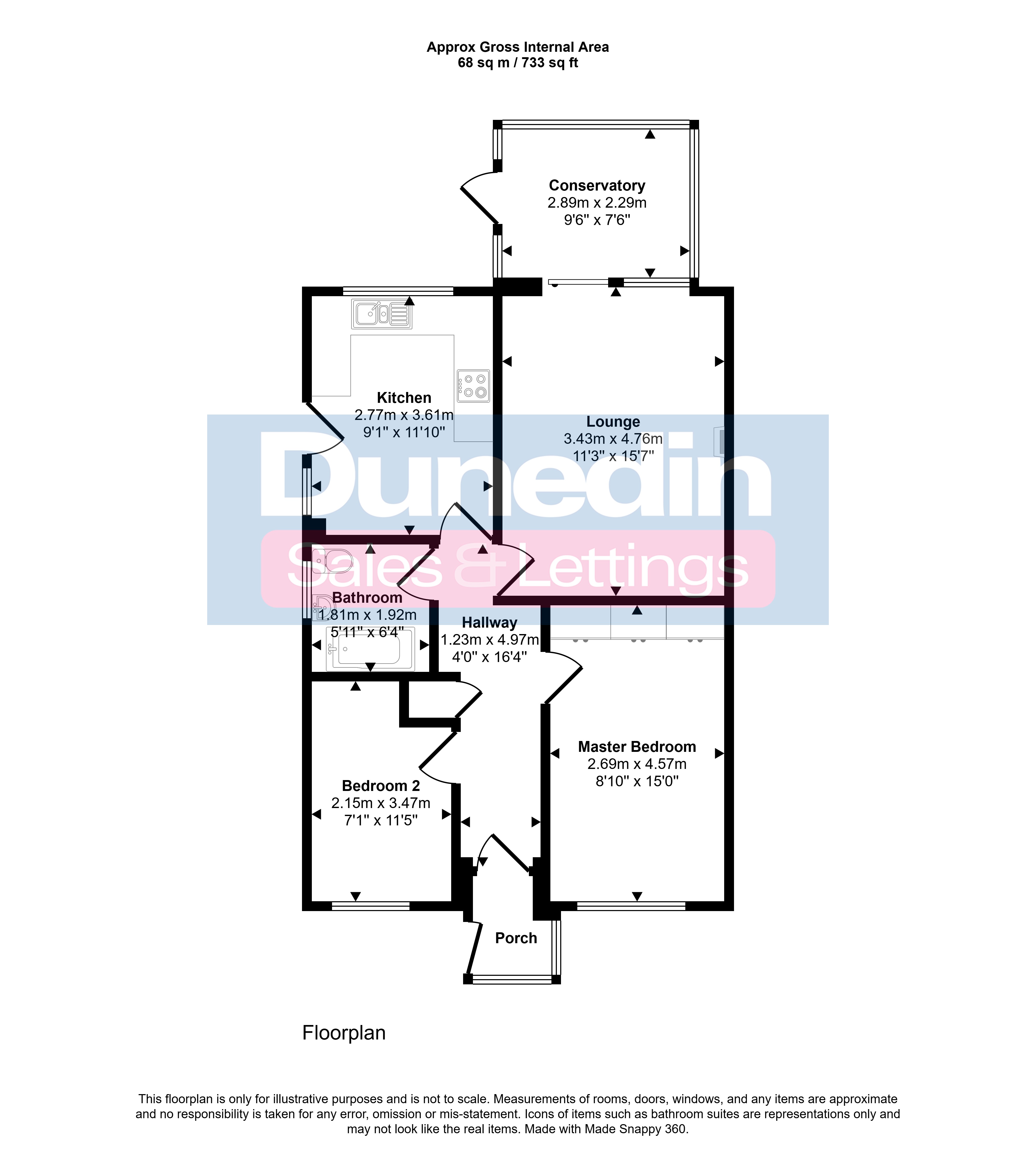 5 Ridgewater Close,, Leach Green Lane, Birmingham floorplan