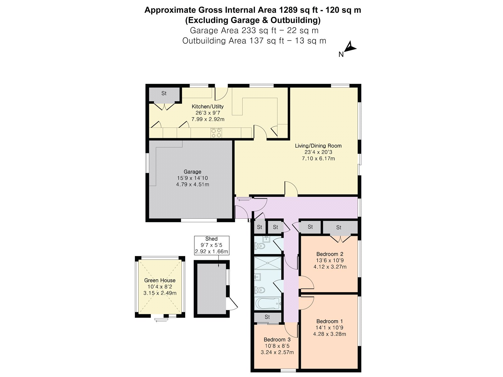 Windrush,, Tregender. Crowlas, Cornwall floorplan