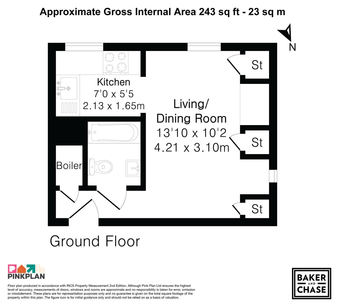 3, Pilgrims Close, London floorplan