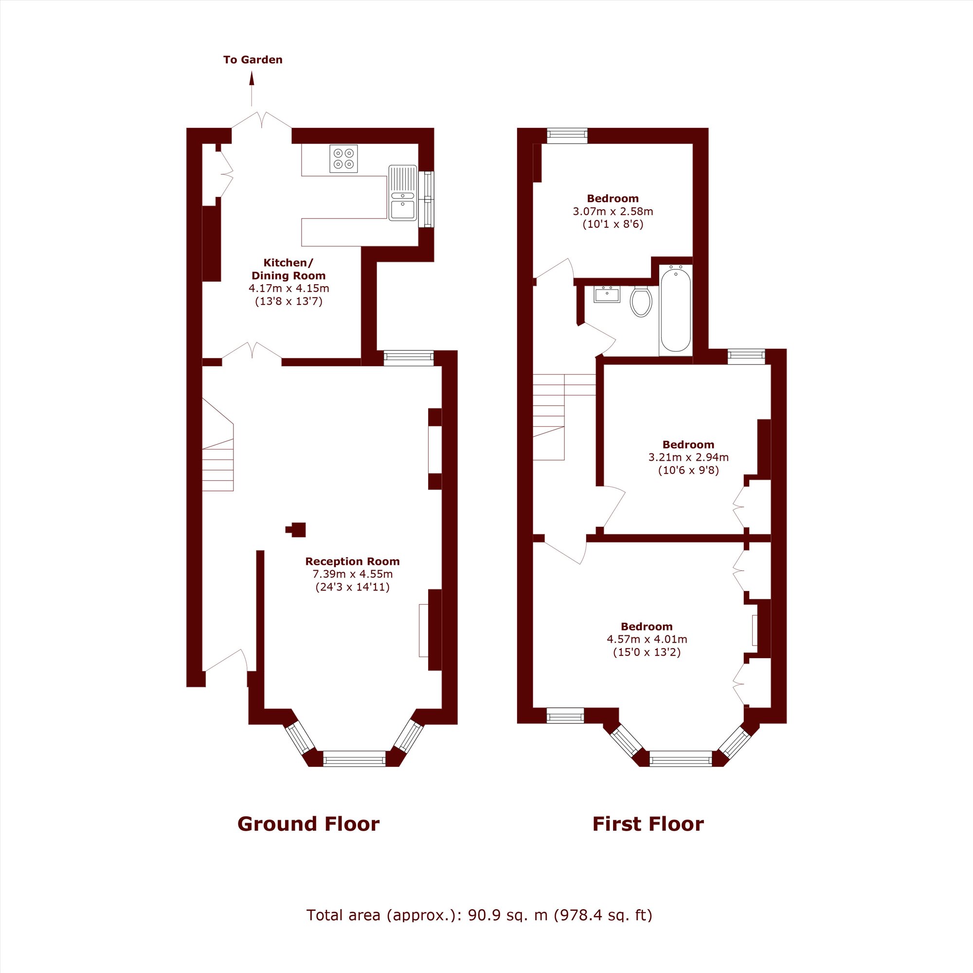 Valetta Road, London floorplan