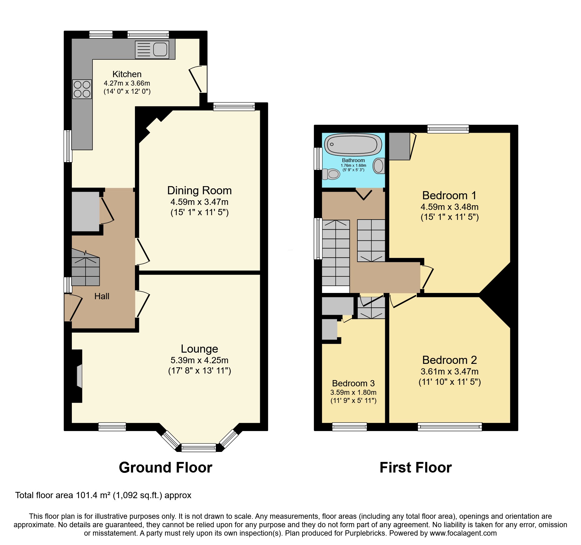 3, Stretton Avenue, Wallasey floorplan