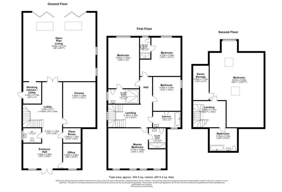 The Pipers, Pipers Green Lane, Edgware floorplan