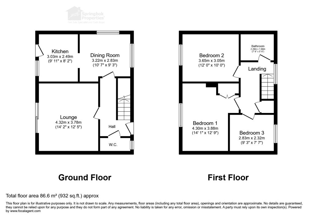 10, Taplin Close, Stafford floorplan