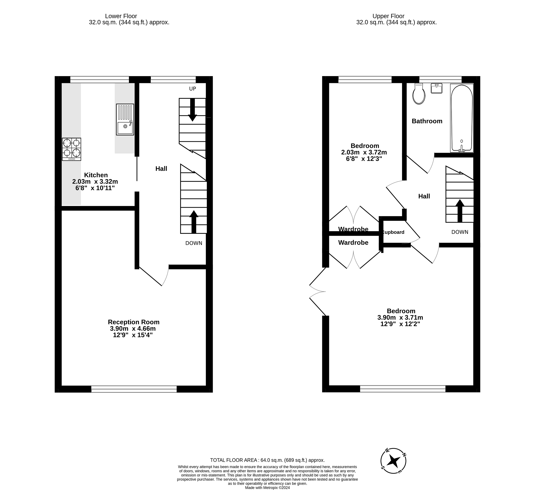 49, May Close, Chessington floorplan