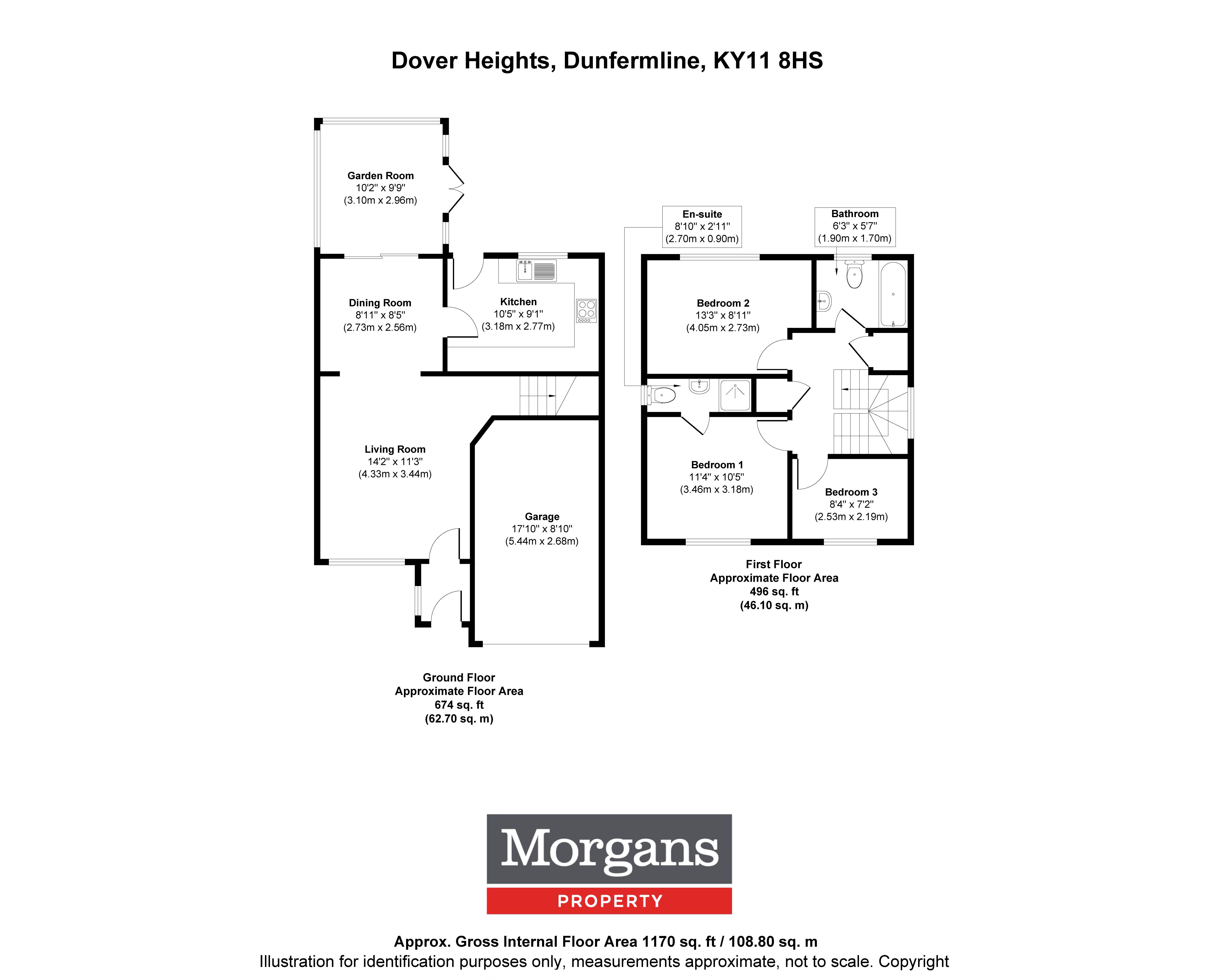 16, Dover Heights, Dunfermline floorplan