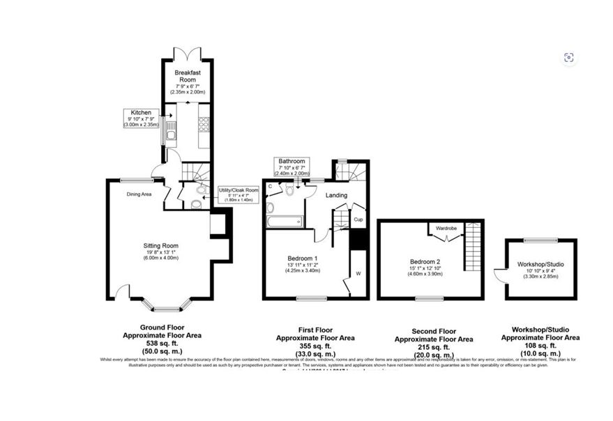 3, High Street, Great Bardfield floorplan