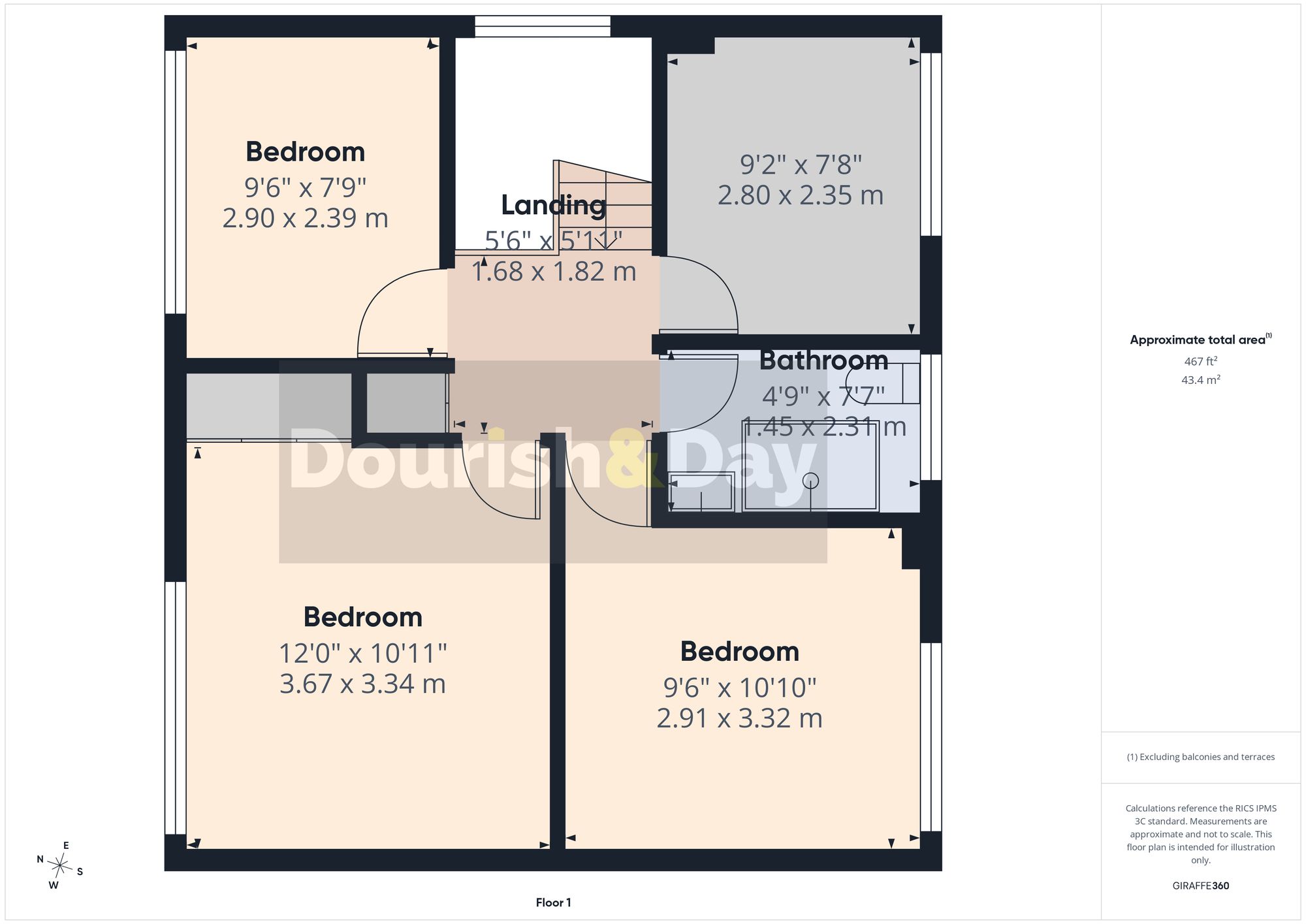 10 Aldbury Close, Stafford floorplan