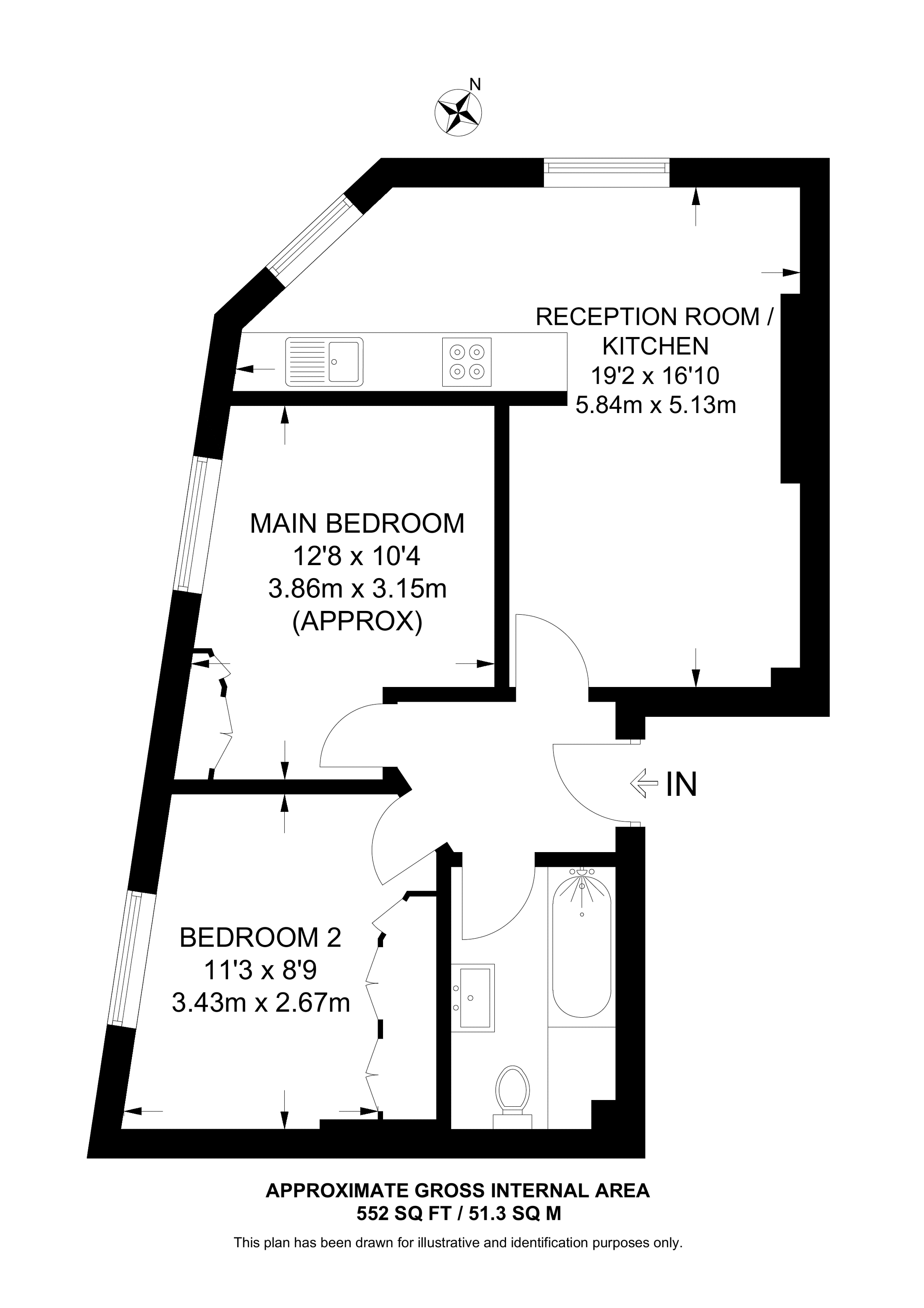 Harrow Road, Maida Vale floorplan