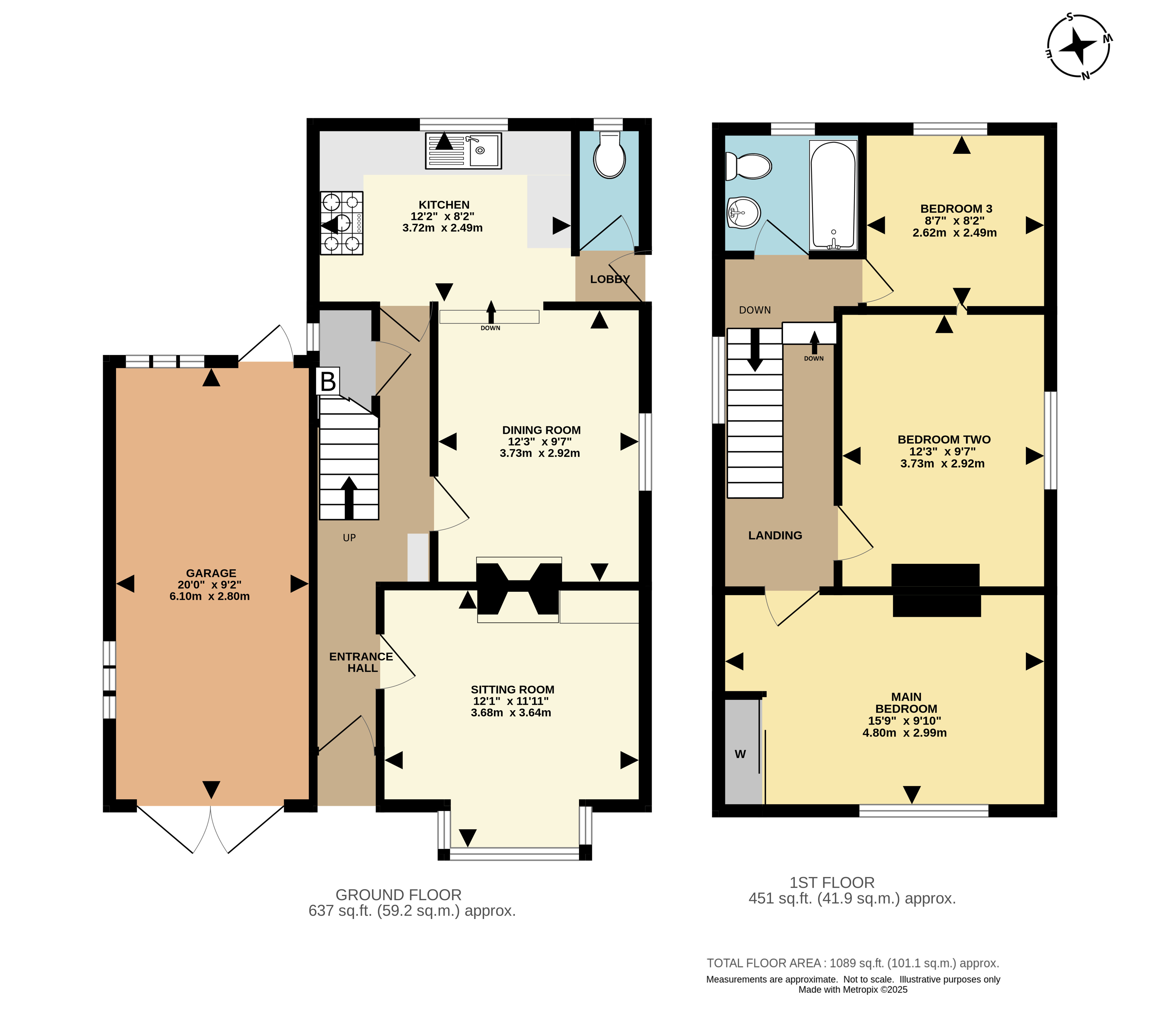 87, Lumley Road, Surrey floorplan