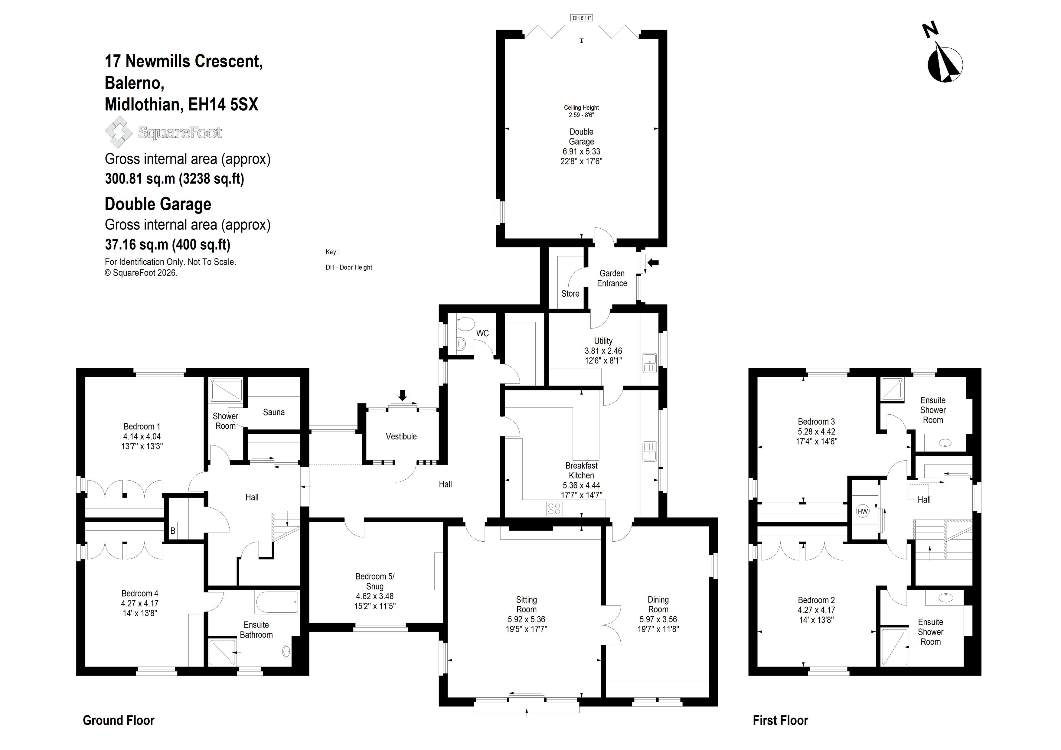 17, Newmills Crescent, Midlothian floorplan