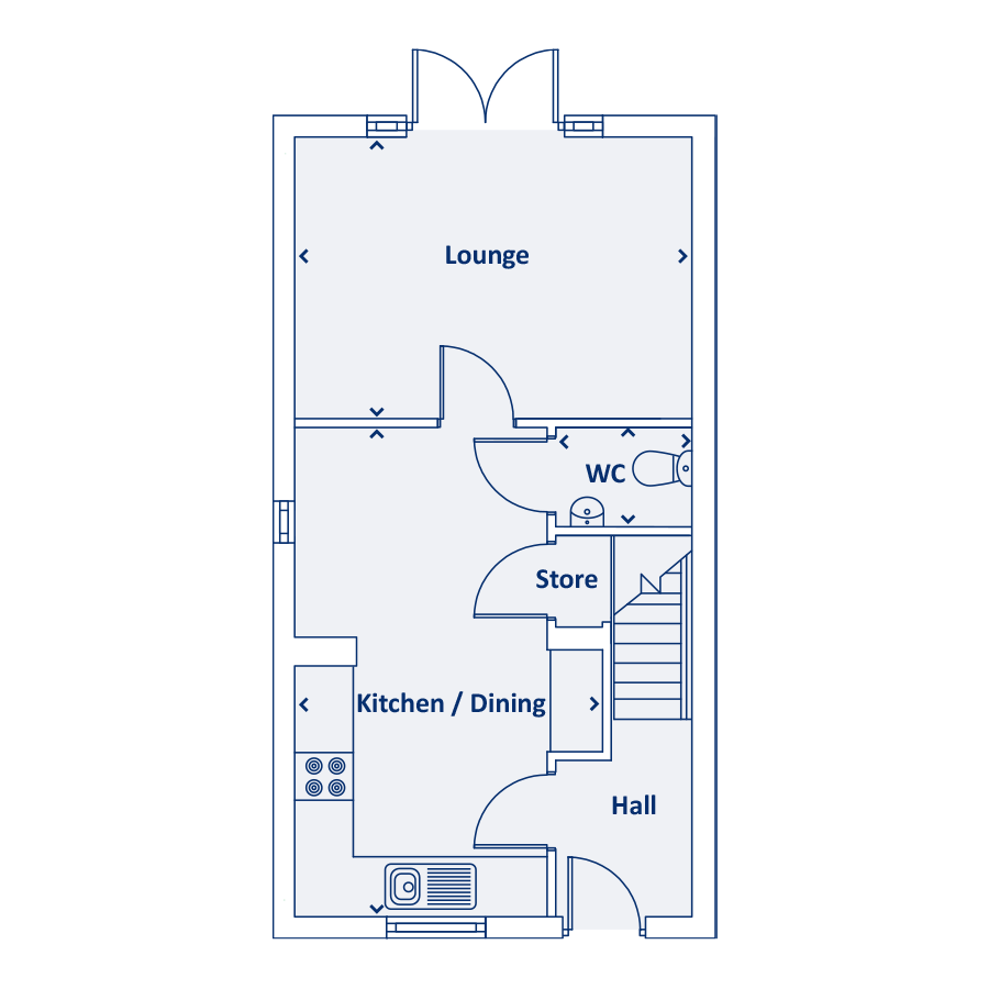 "Dalby" at Woodfield Way, Balby, Doncaster DN4, 3 bedroom property for
