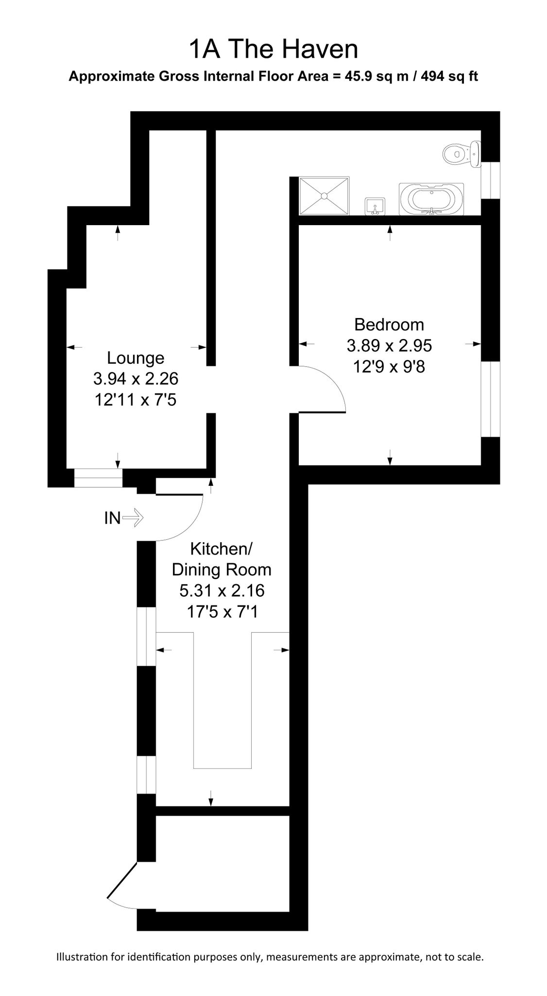1A, The Haven, Colnbrook floorplan