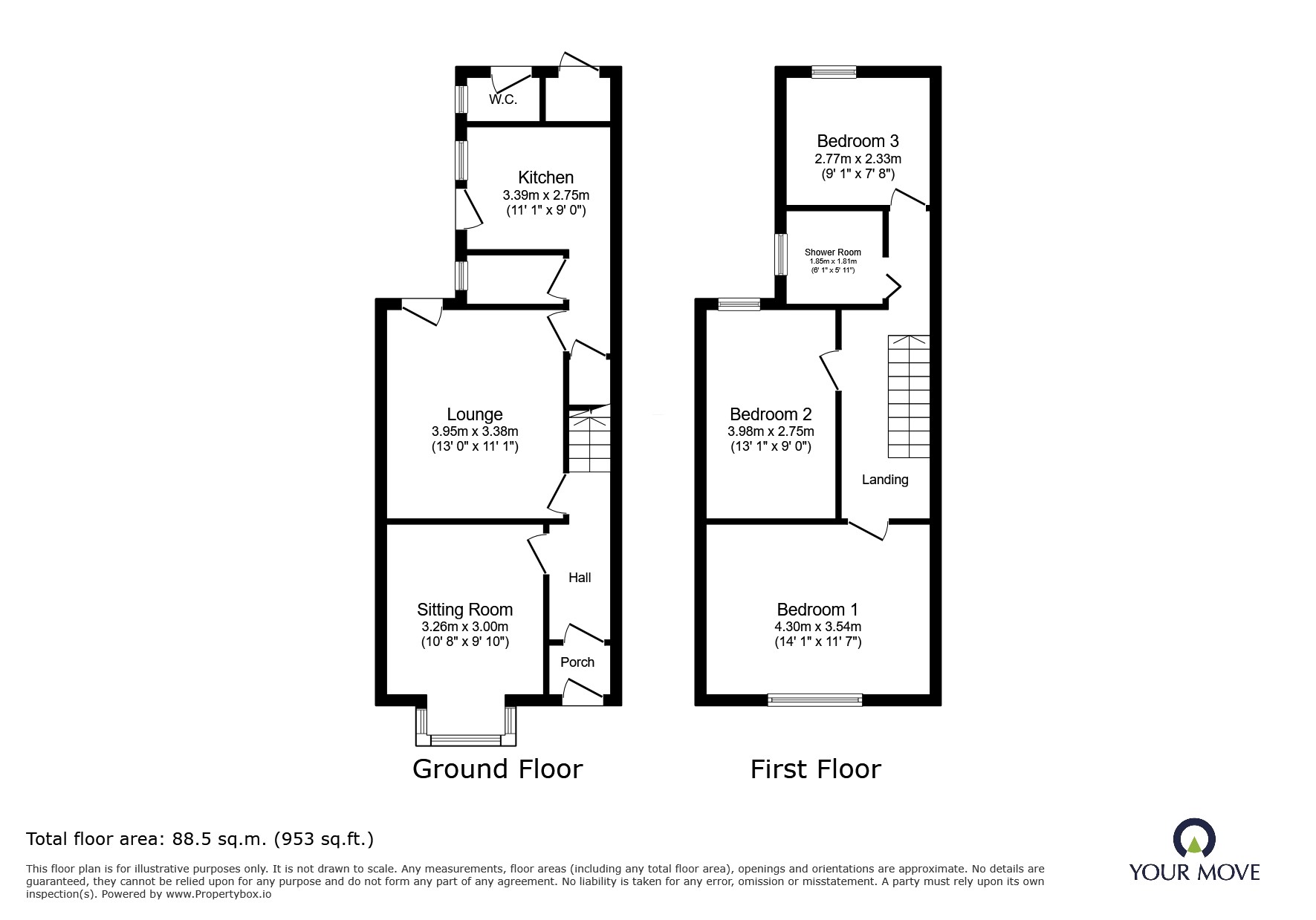 Raby Road, South Yorkshire floorplan