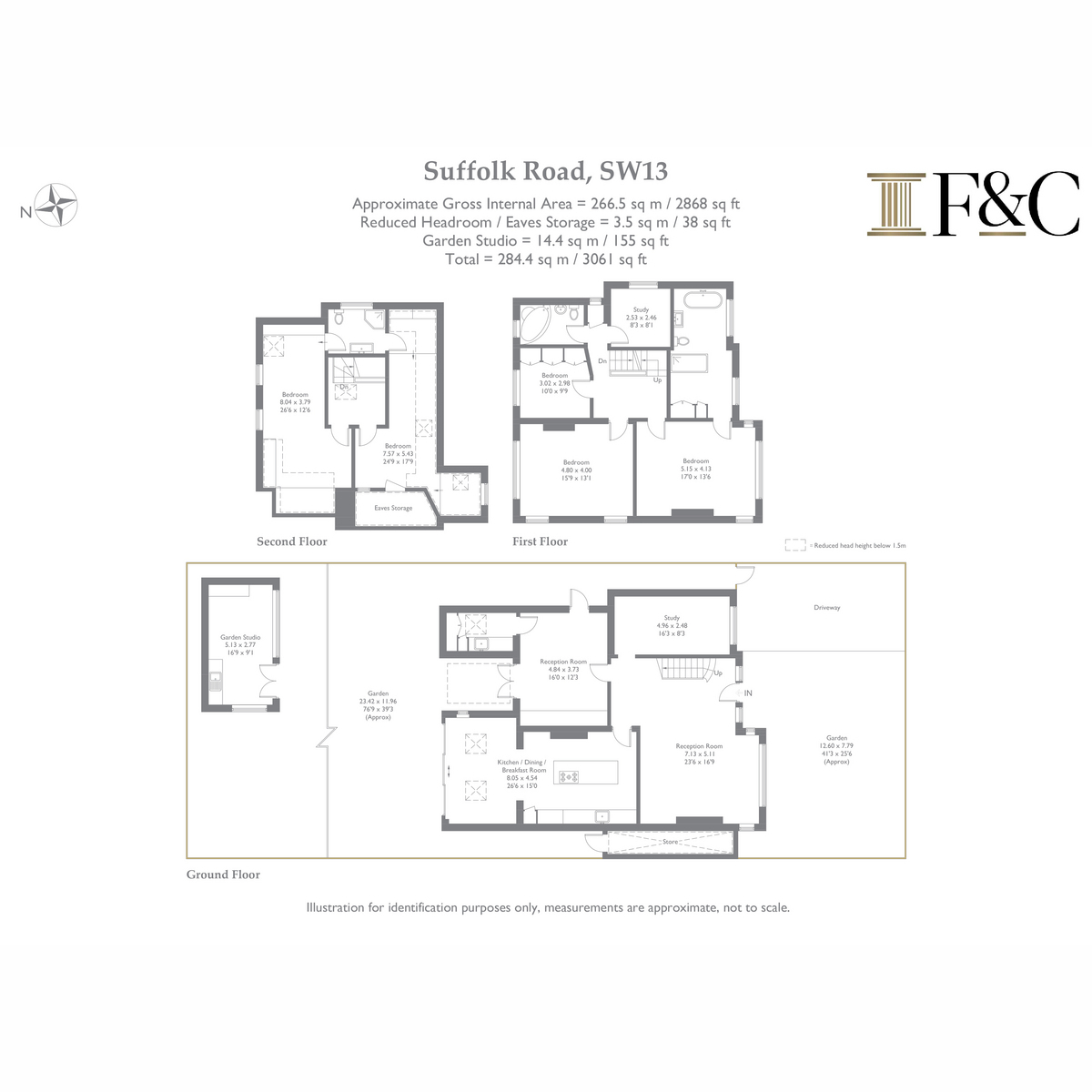 62, Suffolk Road, London floorplan