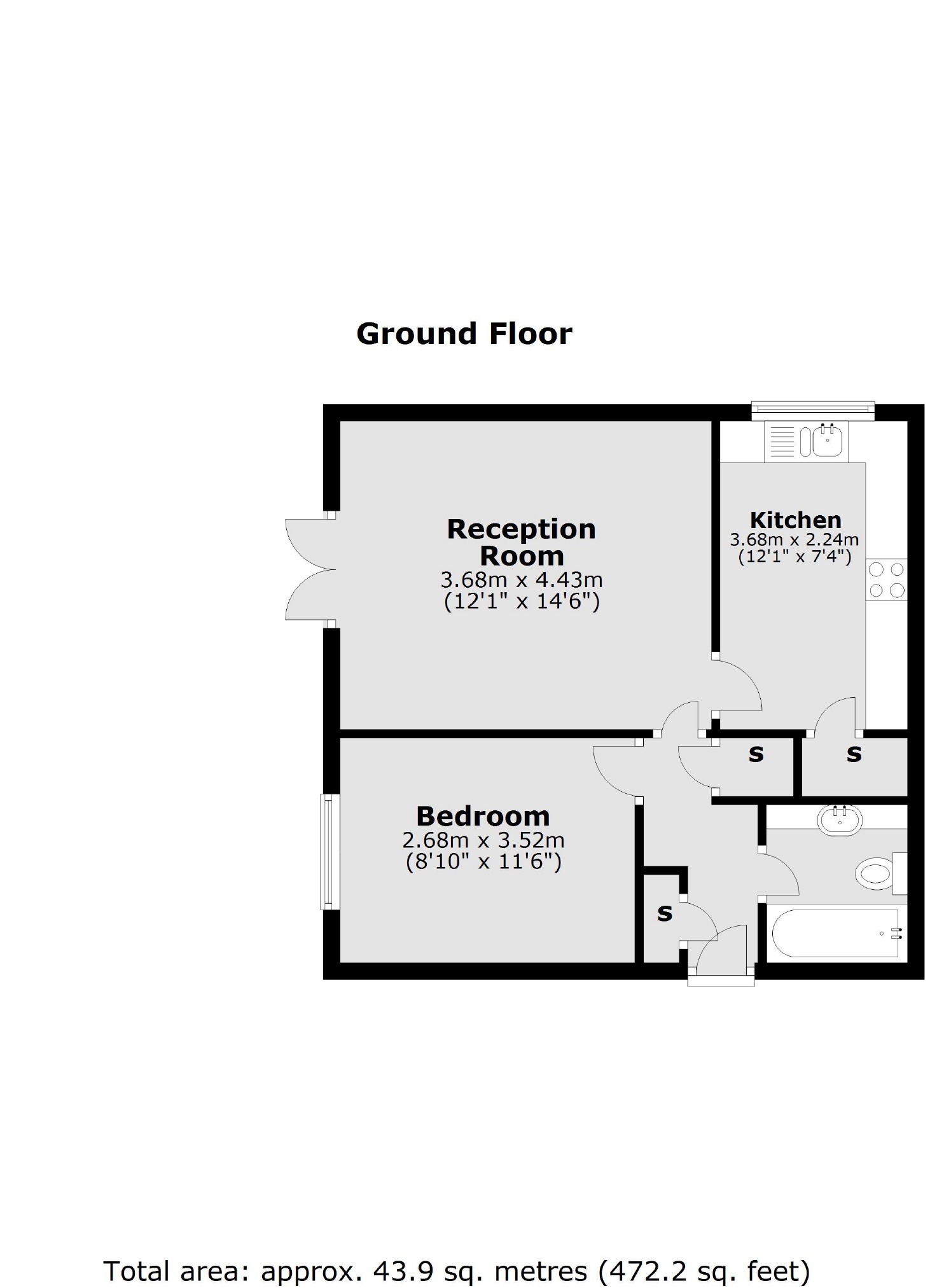 Sherwood Gardens, London SE16, 1 bedroom flat for sale 64076397