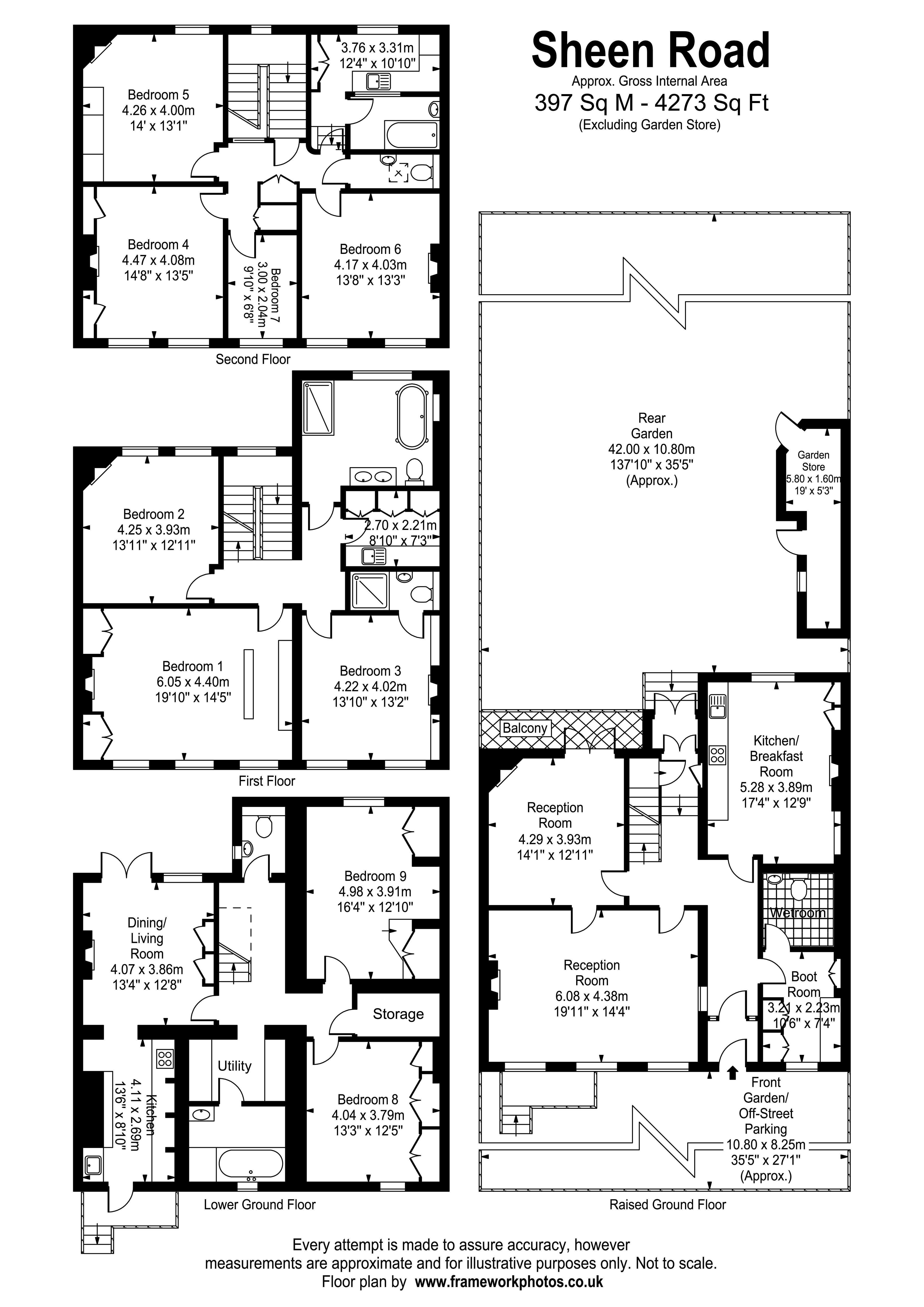 Newnham House, 38, Sheen Road, Richmond floorplan
