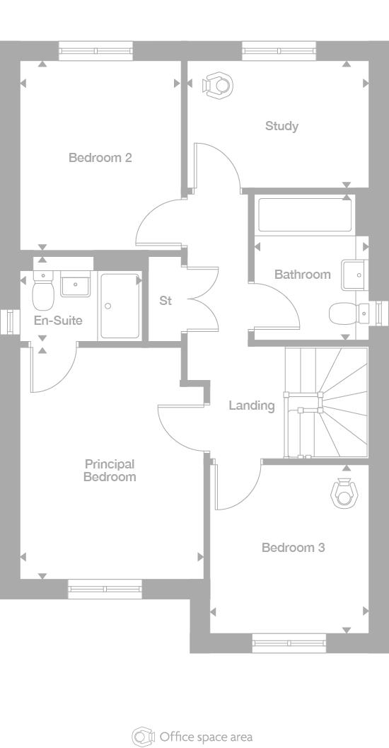 "Haywood" at Thame Road, Longwick, Princes Risborough HP27, 4 bedroom detached house for sale