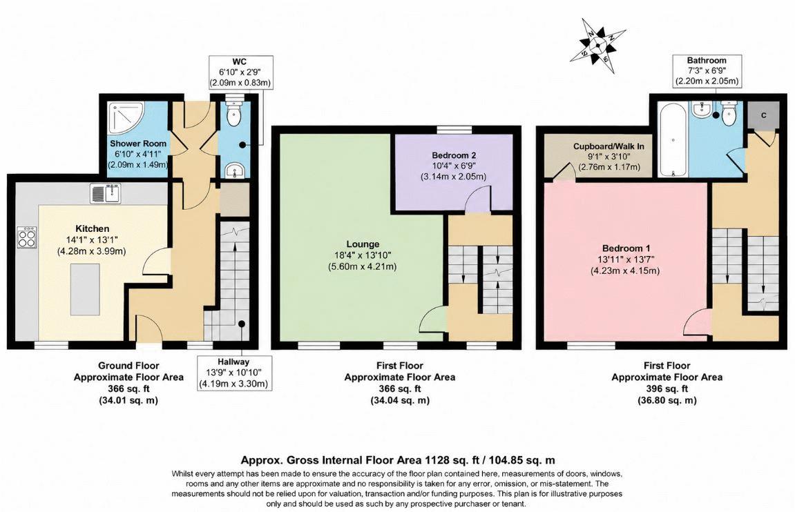 2, Church Street, Whitehaven floorplan