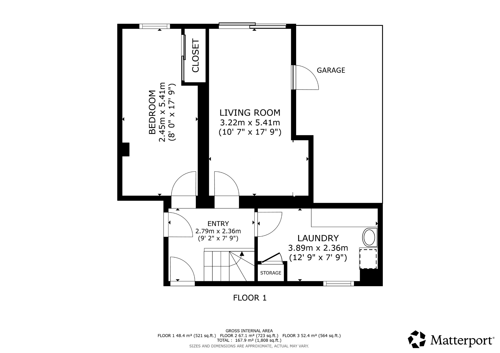 1B Rosebank, Sauchie, Clackmannanshire floorplan