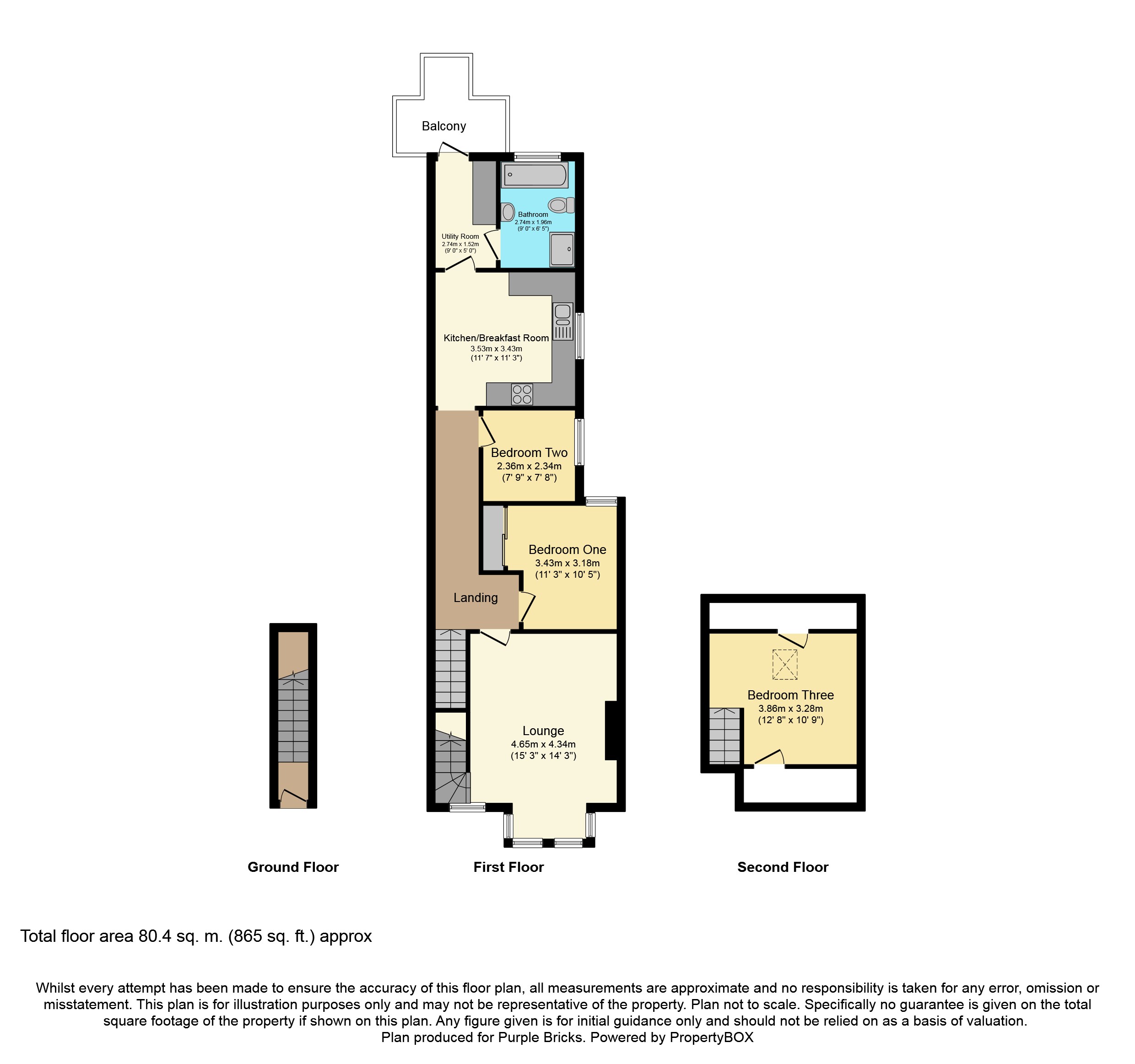 3 Bedrooms Flat for sale in Belle Vue Avenue, Southend-On-Sea SS1