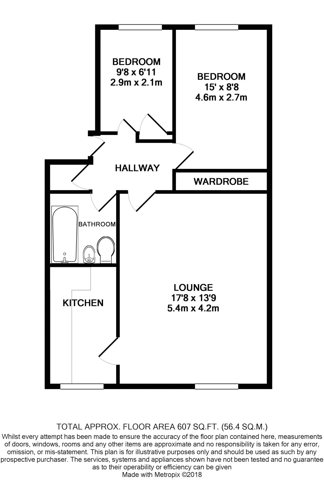 2 Bedrooms Flat to rent in Southbridge Road, Croydon CR0