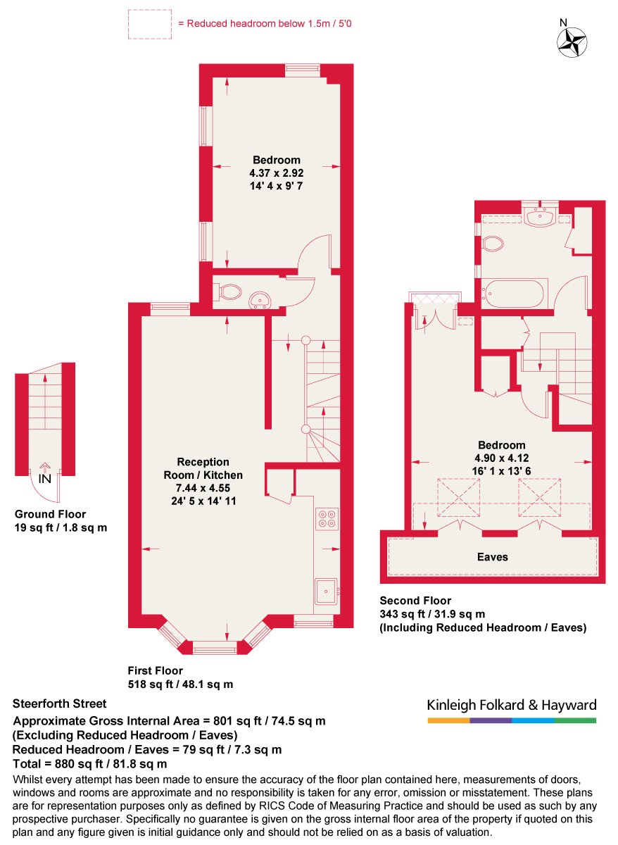 14a, Steerforth Street, Earlsfield floorplan