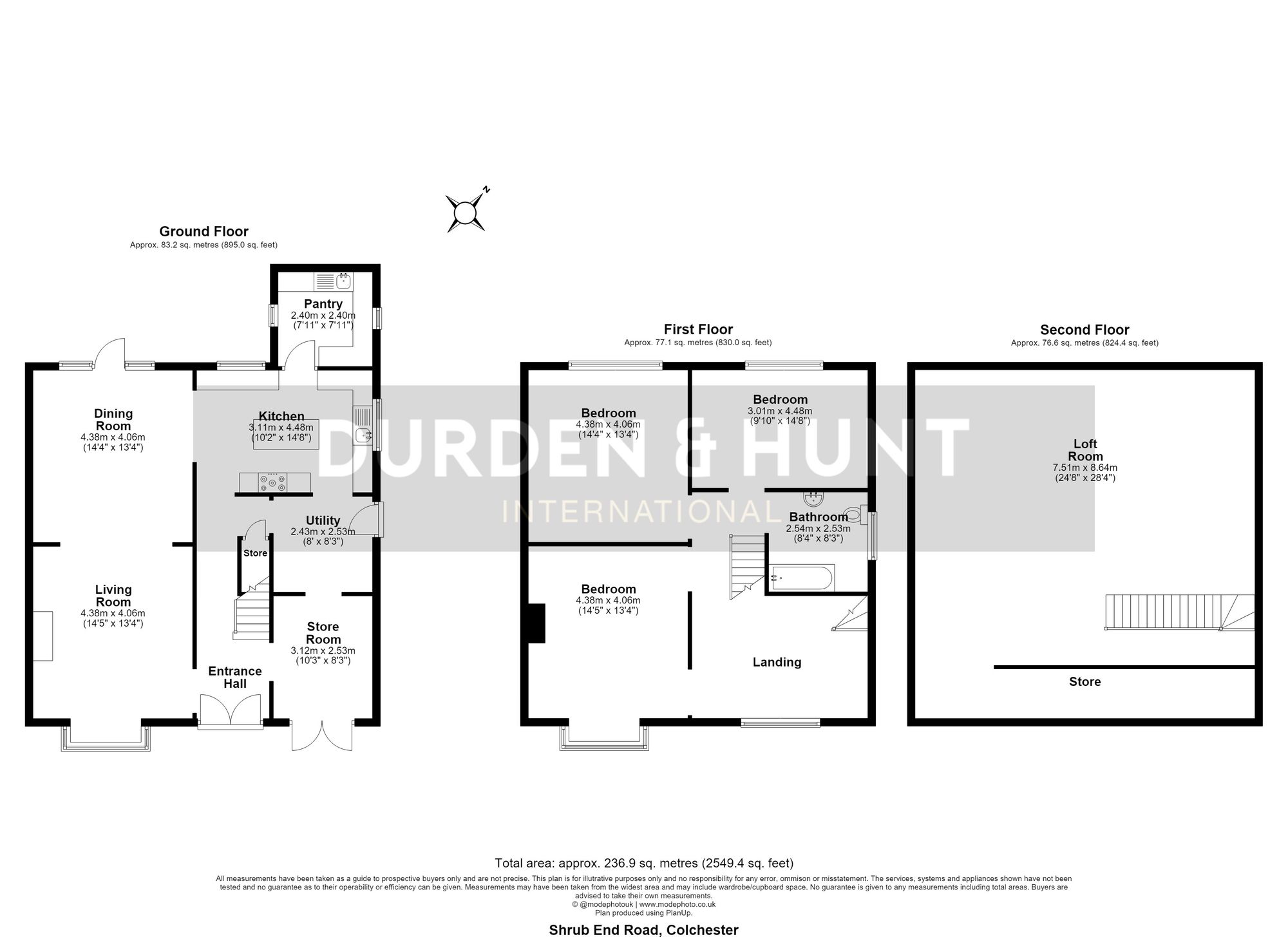 51 Shrub End Road, Colchester floorplan