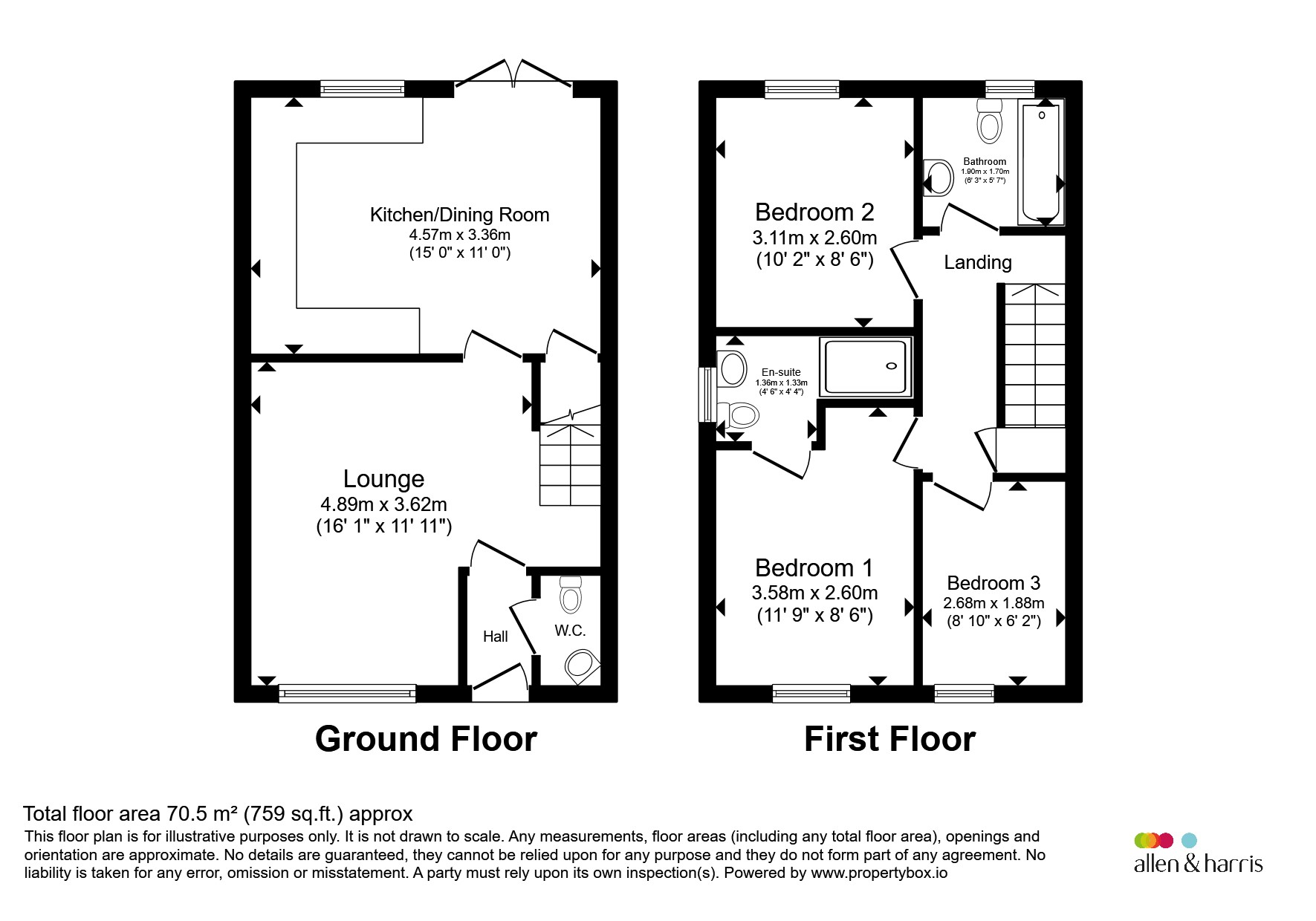 63, Crocus Road, Bristol floorplan