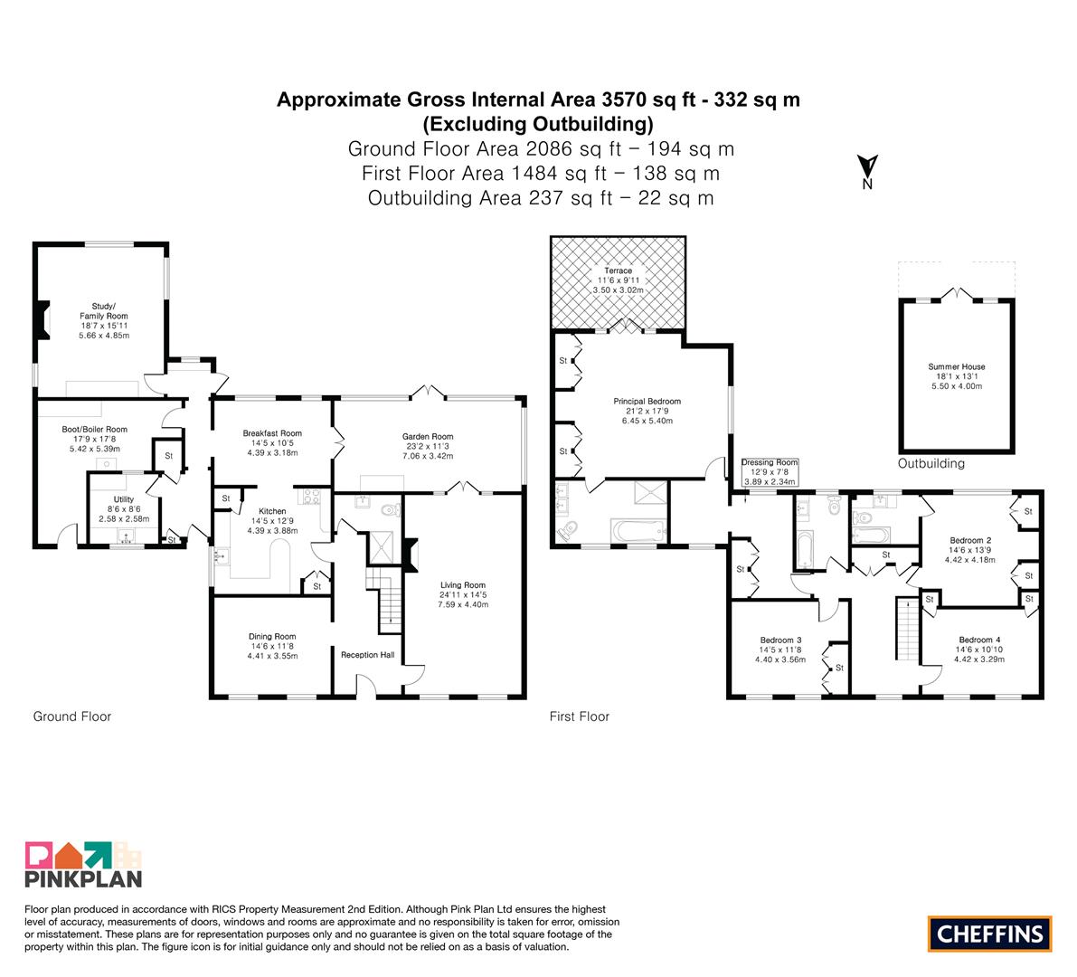 Glebe House, 40, Church Street, Ashley floorplan