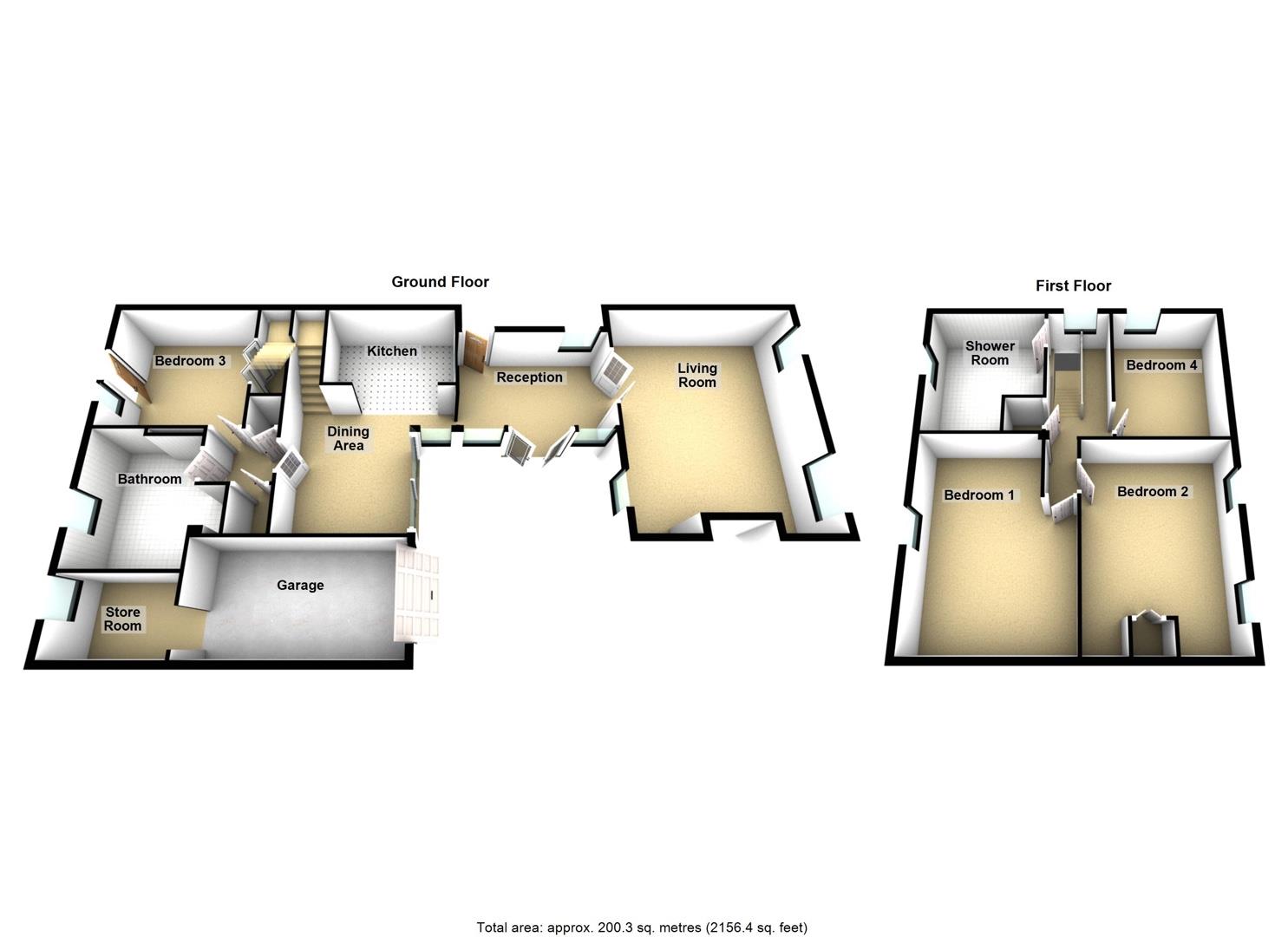 3, Hatfield Drive, Cramlington floorplan