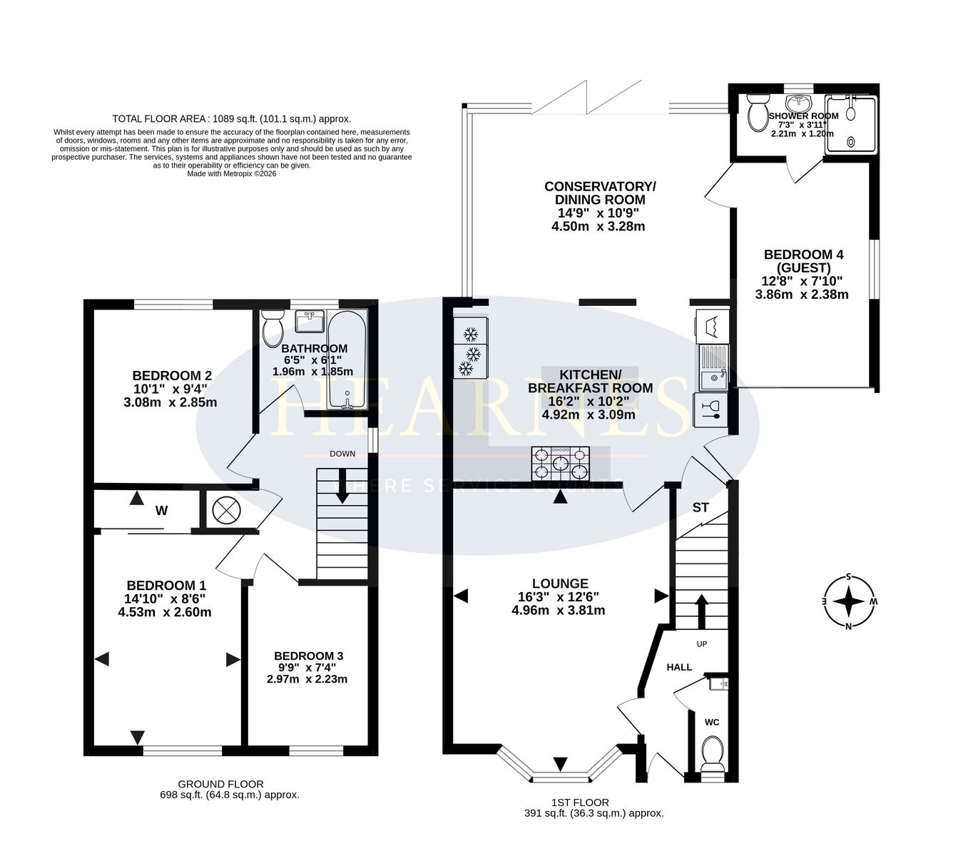 31, Humber Road, Ferndown floorplan